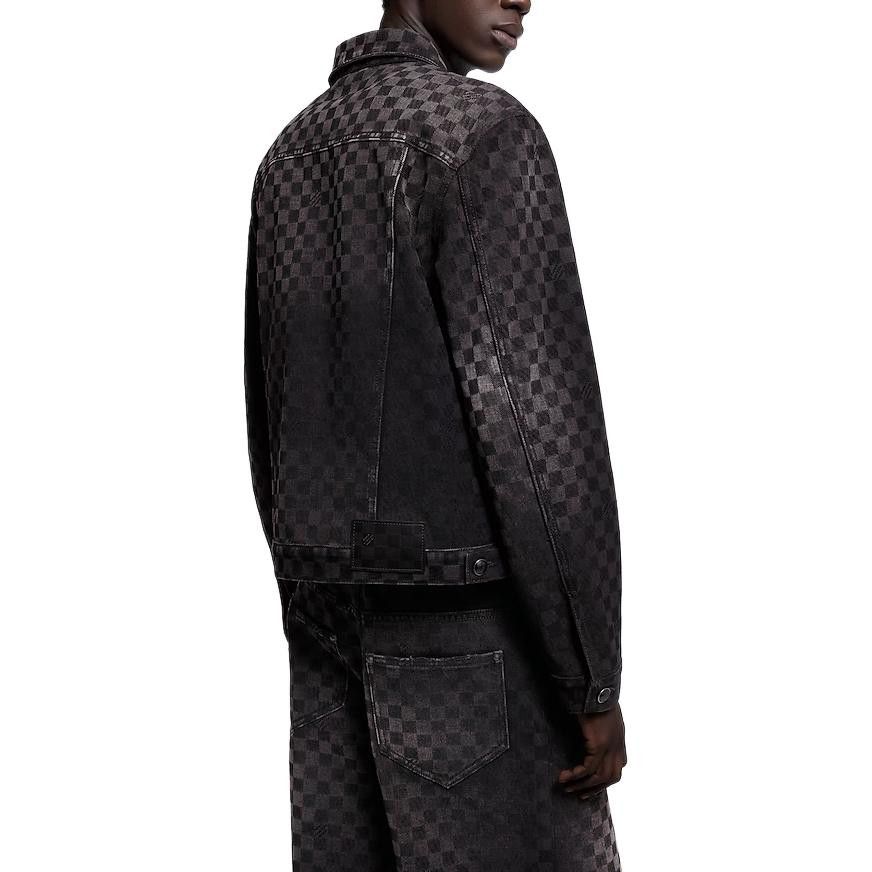 Louis Vuitton Louis Vuitton Damier Check Denim Jacket Size M Size US M / EU 48-50 / 2 - 11 Thumbnail