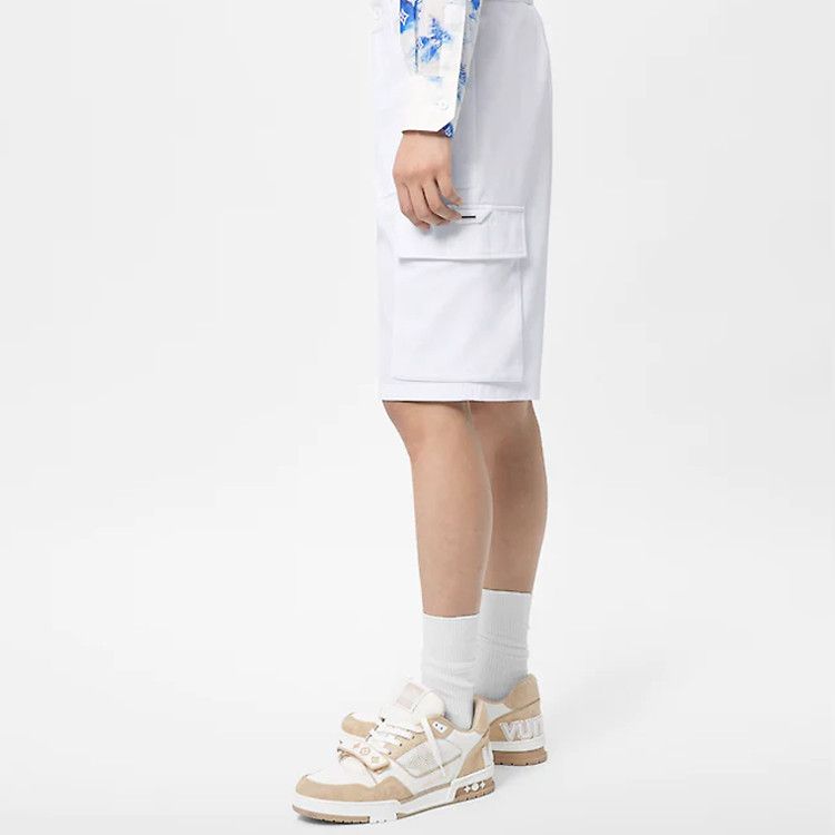 Louis Vuitton Louis Vuitton White Cargo Shorts Size 36 Size US 36 / EU 52 - 12 Thumbnail