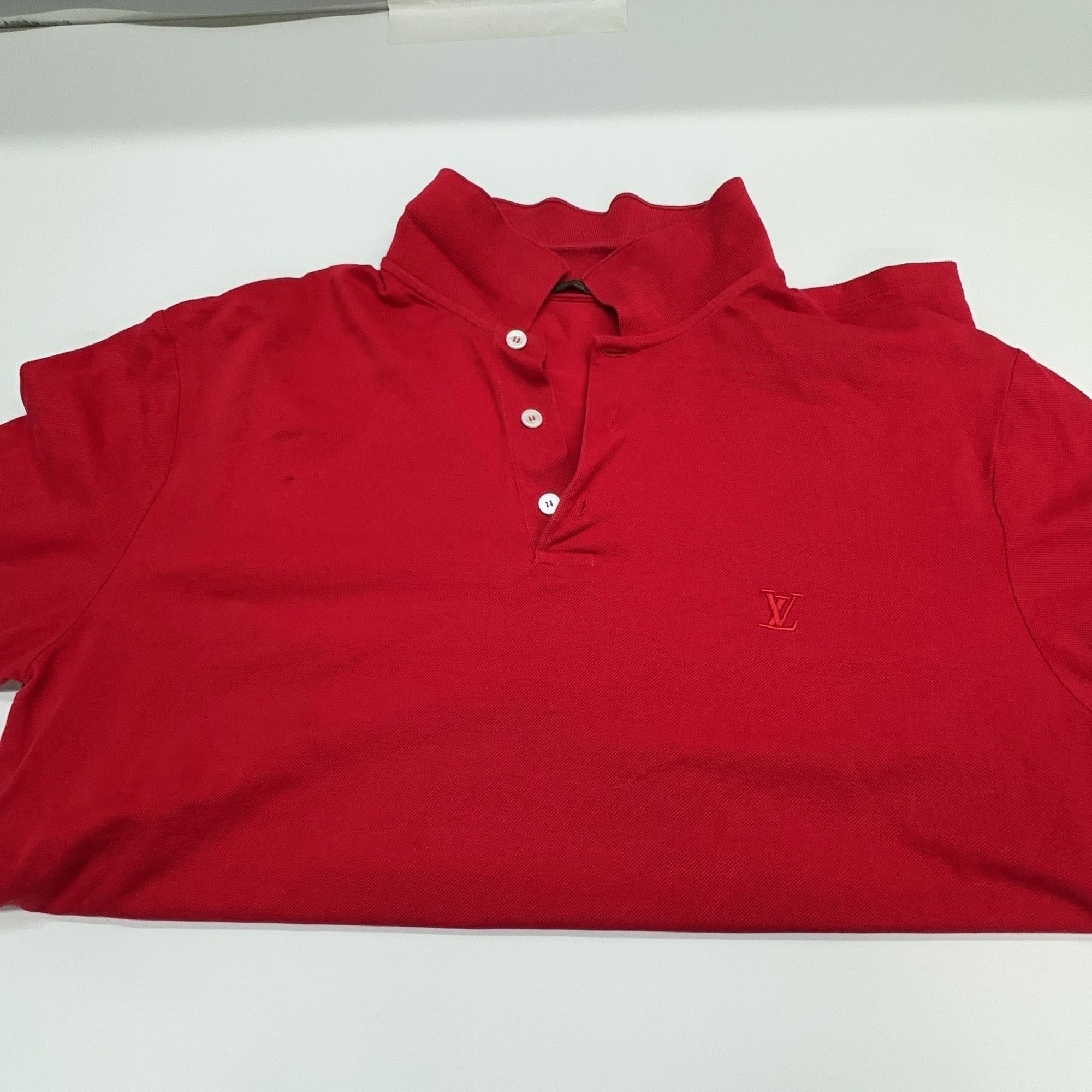 Louis Vuitton Louis Vuitton Red Polo Shirt Size XL Size US XL / EU 56 / 4 - 8 Thumbnail