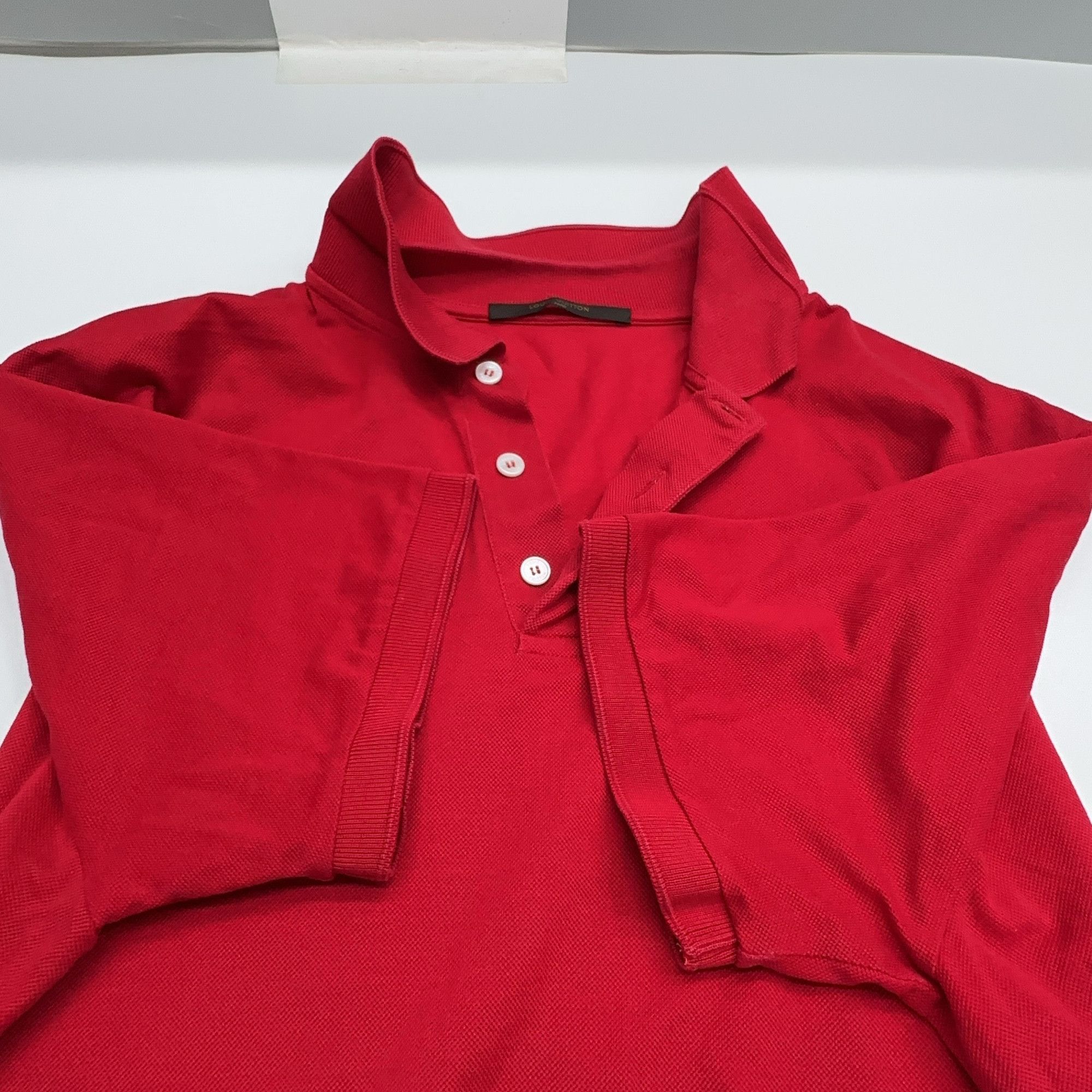 Louis Vuitton Louis Vuitton Red Polo Shirt Size XL Size US XL / EU 56 / 4 - 13 Thumbnail