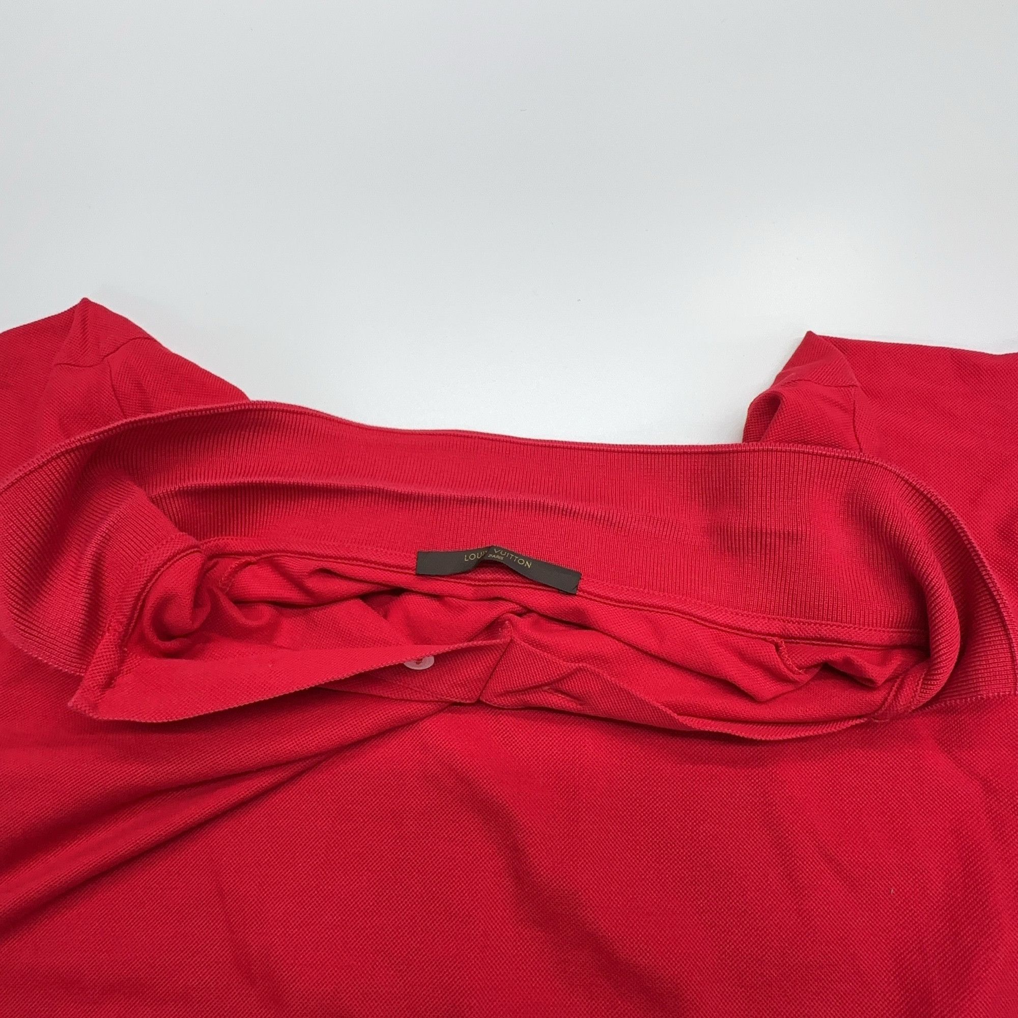 Louis Vuitton Louis Vuitton Red Polo Shirt Size XL Size US XL / EU 56 / 4 - 6 Thumbnail