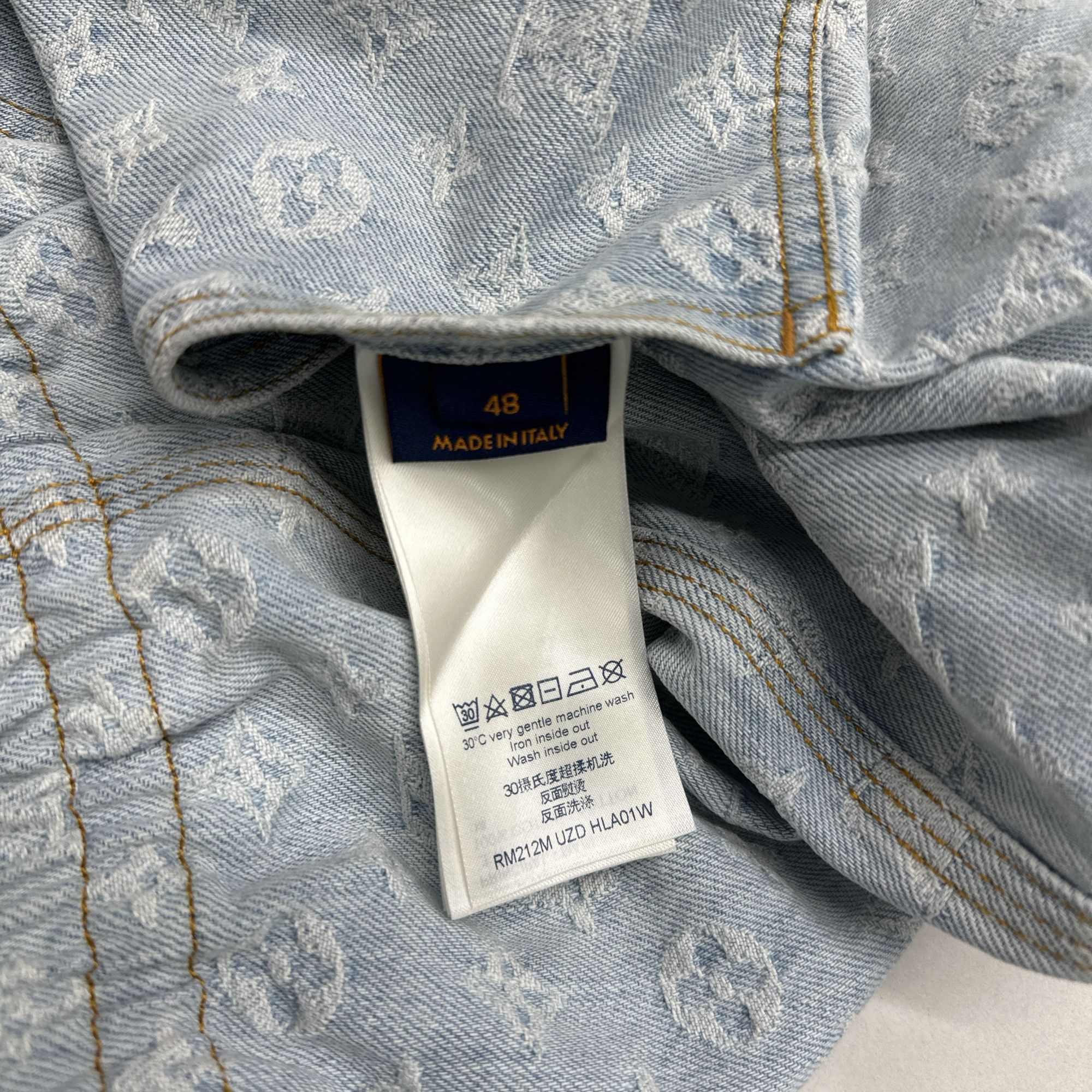 Louis Vuitton Louis Vuitton x NBA Monogram Denim Hoodie Jacket M Size US M / EU 48-50 / 2 - 4 Thumbnail