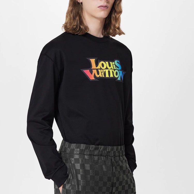 Louis Vuitton Louis Vuitton Rainbow Logo Long Sleeve T-Shirt Size S Size US S / EU 44-46 / 1 - 15 Thumbnail