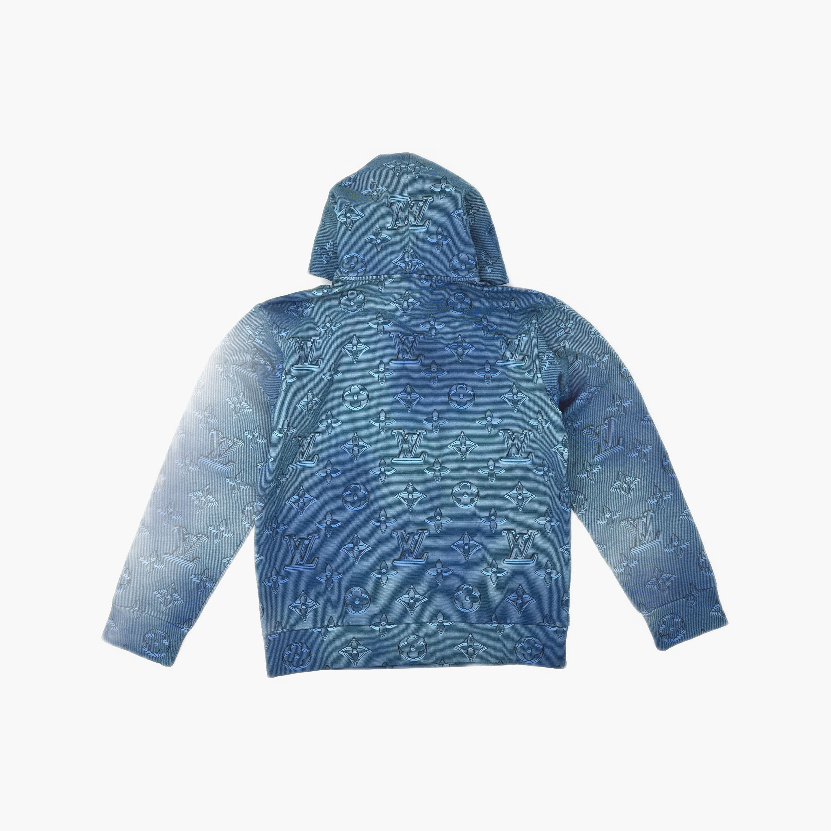 Louis Vuitton Louis Vuitton Allover Monogram Hoodie Size L Size US L / EU 52-54 / 3 - 2 Thumbnail