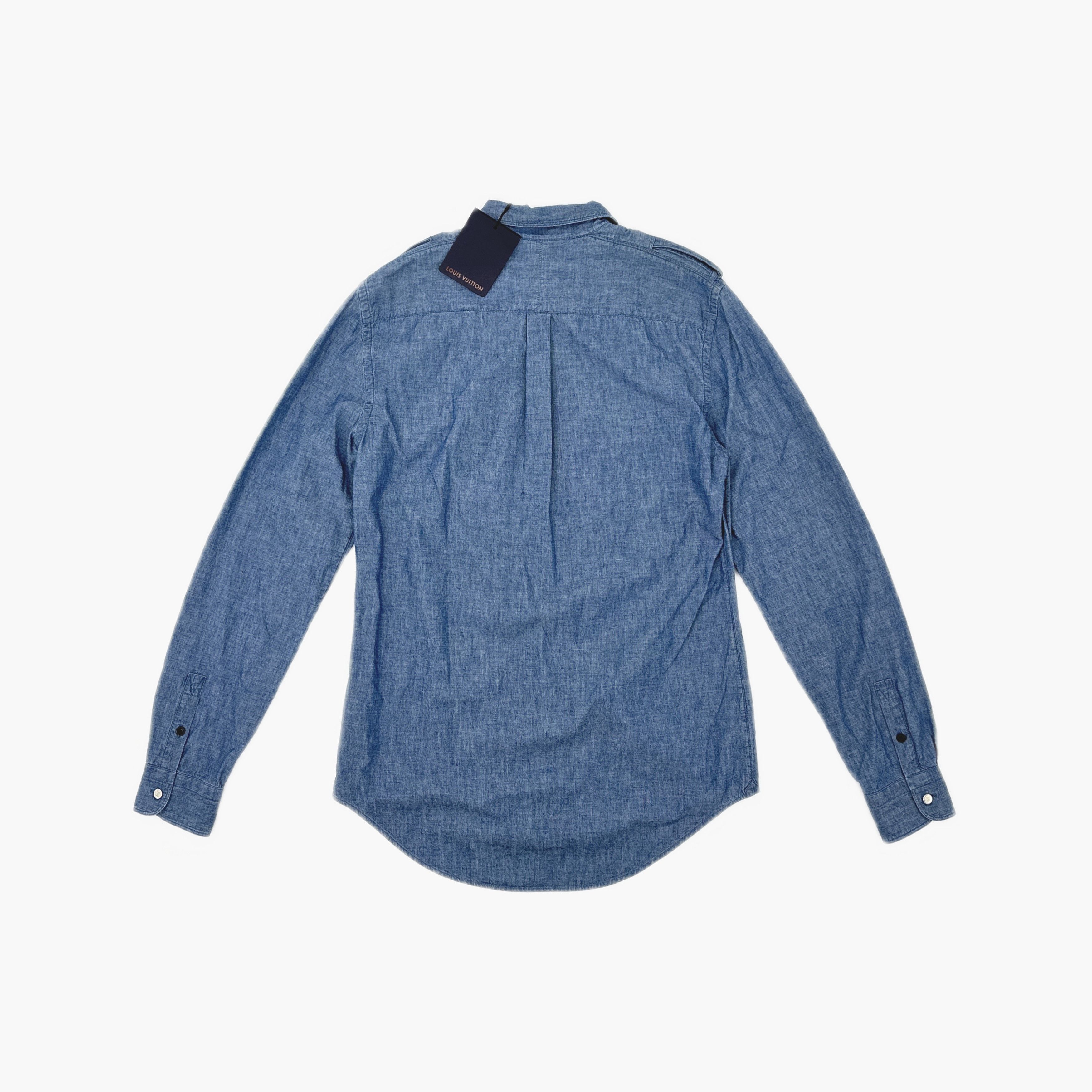 Louis Vuitton Louis Vuitton Chambray Utility Shirt Size S Size US S / EU 44-46 / 1 - 2 Thumbnail