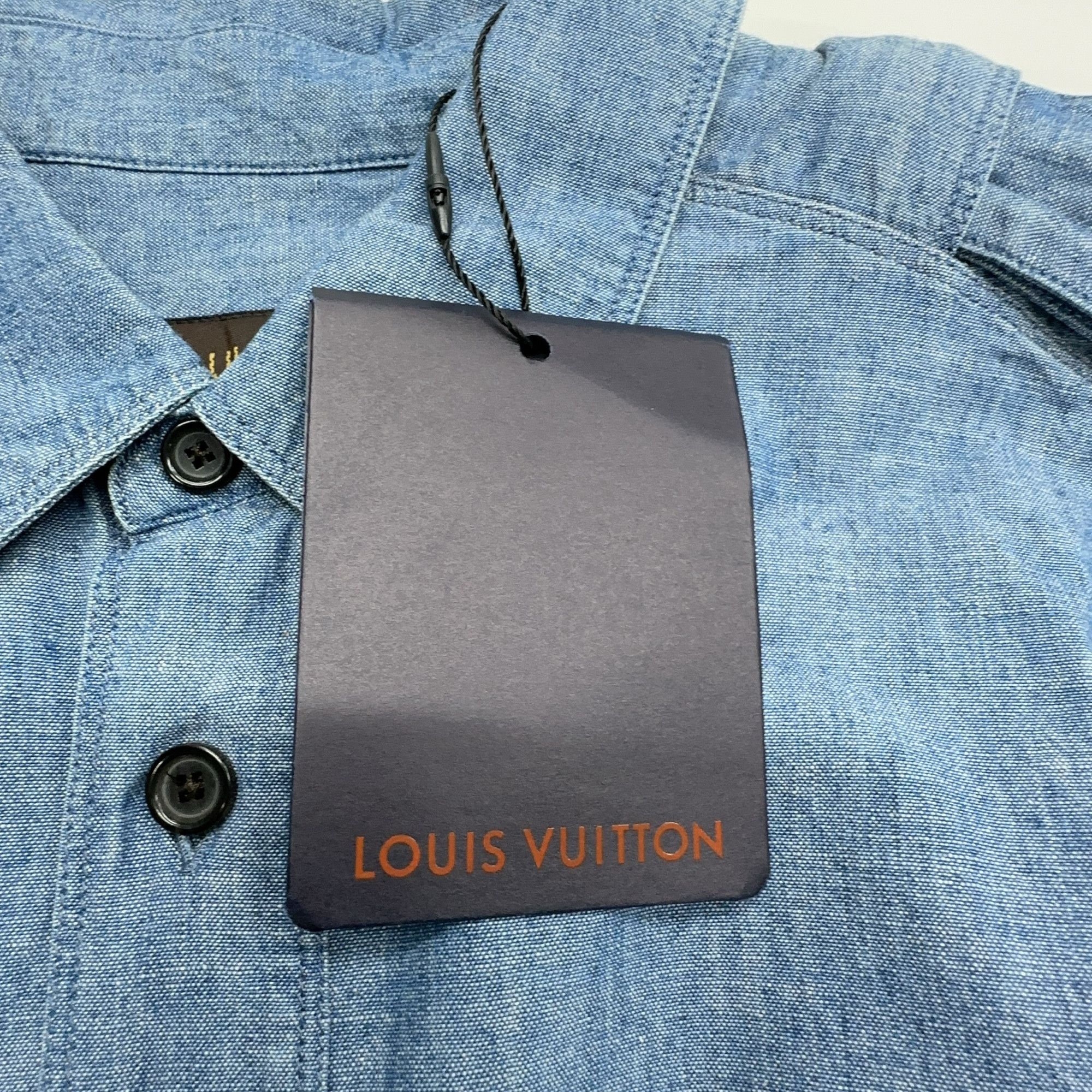 Louis Vuitton Louis Vuitton Chambray Utility Shirt Size S Size US S / EU 44-46 / 1 - 5 Thumbnail