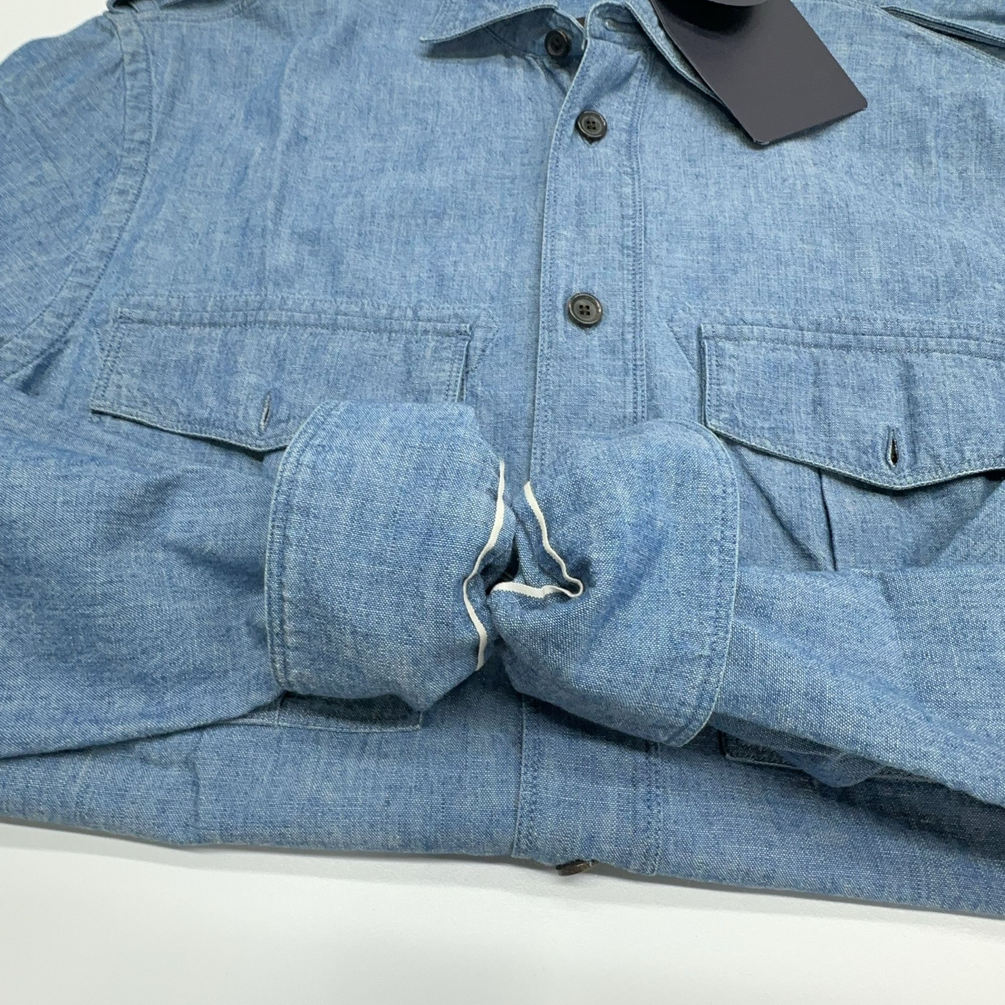 Louis Vuitton Louis Vuitton Chambray Utility Shirt Size S Size US S / EU 44-46 / 1 - 12 Thumbnail