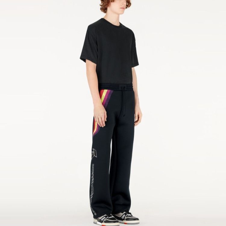 Louis Vuitton Louis Vuitton Rainbow Stripe Track Pants Size XL Size US 36 / EU 52 - 8 Thumbnail