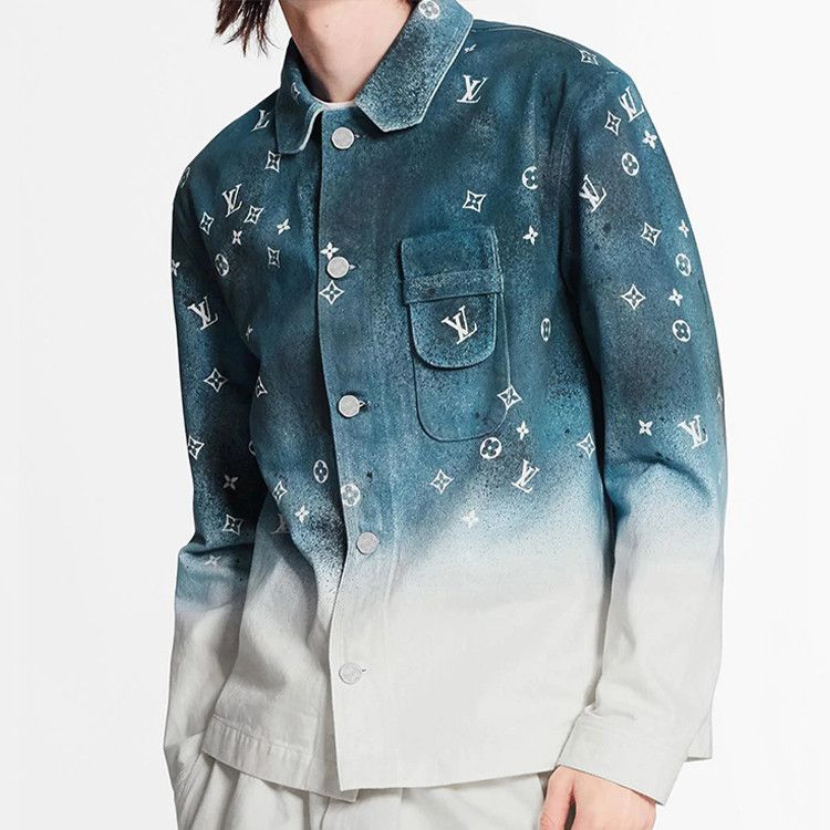 Louis Vuitton Louis Vuitton Monogram Gradient Denim Shirt Size S Size US S / EU 44-46 / 1 - 10 Thumbnail