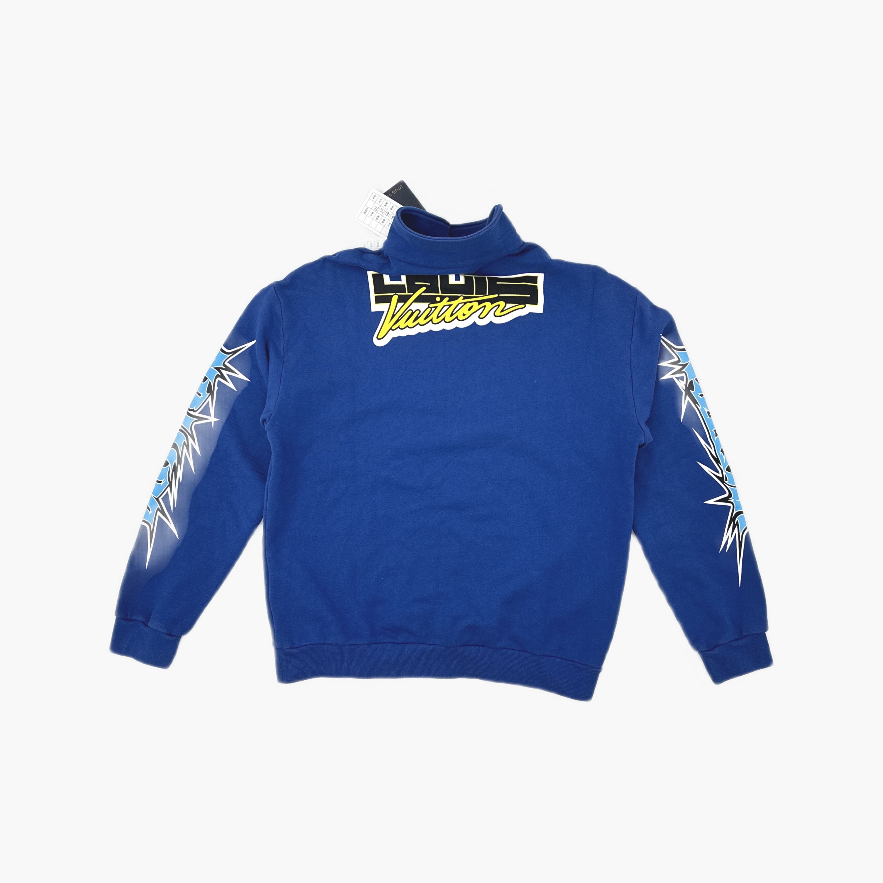 Louis Vuitton Louis Vuitton Graphic Logo Half-Zip Sweatshirt XL Size US XL / EU 56 / 4 - 2 Thumbnail