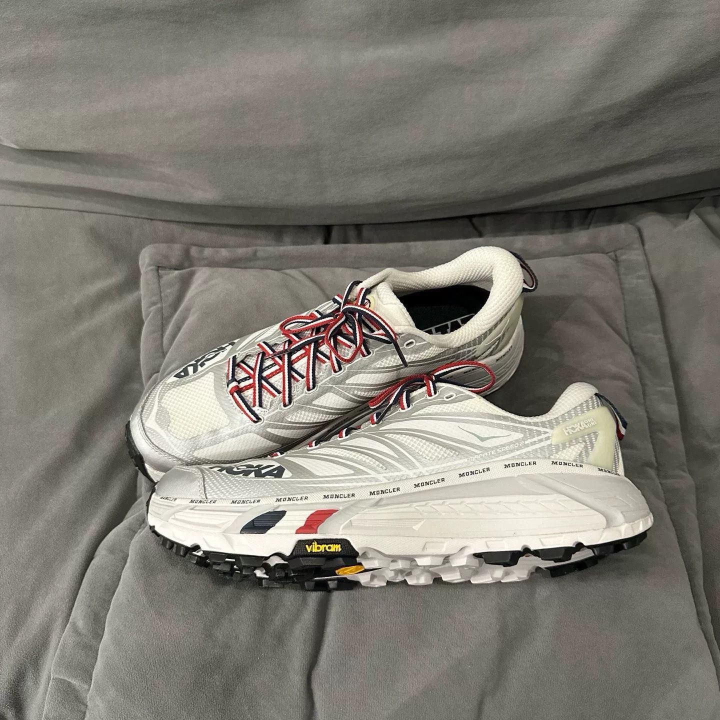 Hoka × Moncler Moncler x Hoka Mafate Speed 2 Sneakers Size 12.5 Size US 12.5 / EU 45-46 - 9 Thumbnail
