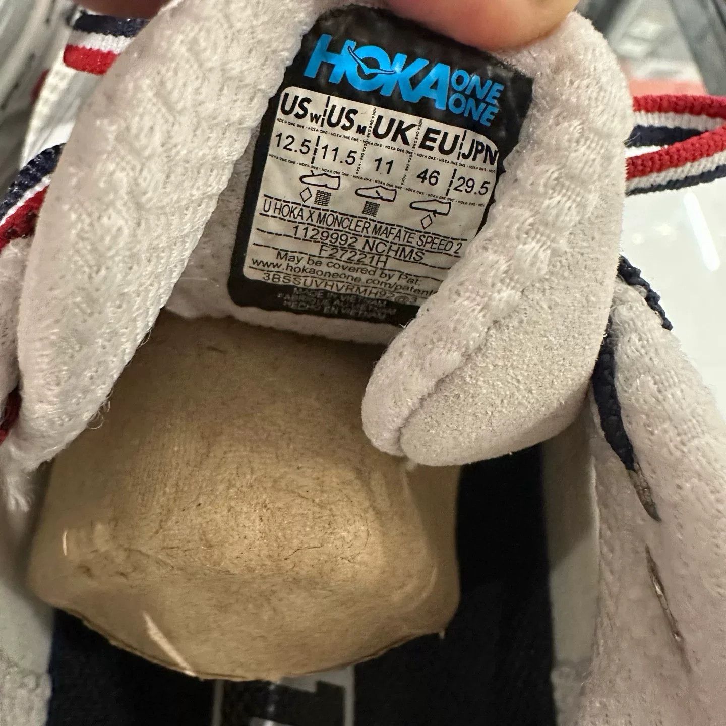 Hoka × Moncler Moncler x Hoka Mafate Speed 2 Sneakers Size 12.5 Size US 12.5 / EU 45-46 - 6 Thumbnail