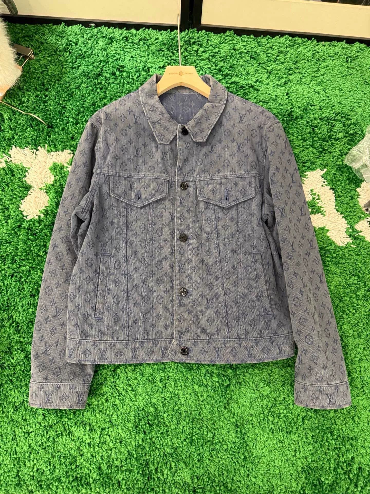 Louis Vuitton Louis Vuitton Monogram Denim Jacket Size 50 Size US M / EU 48-50 / 2 - 4 Thumbnail