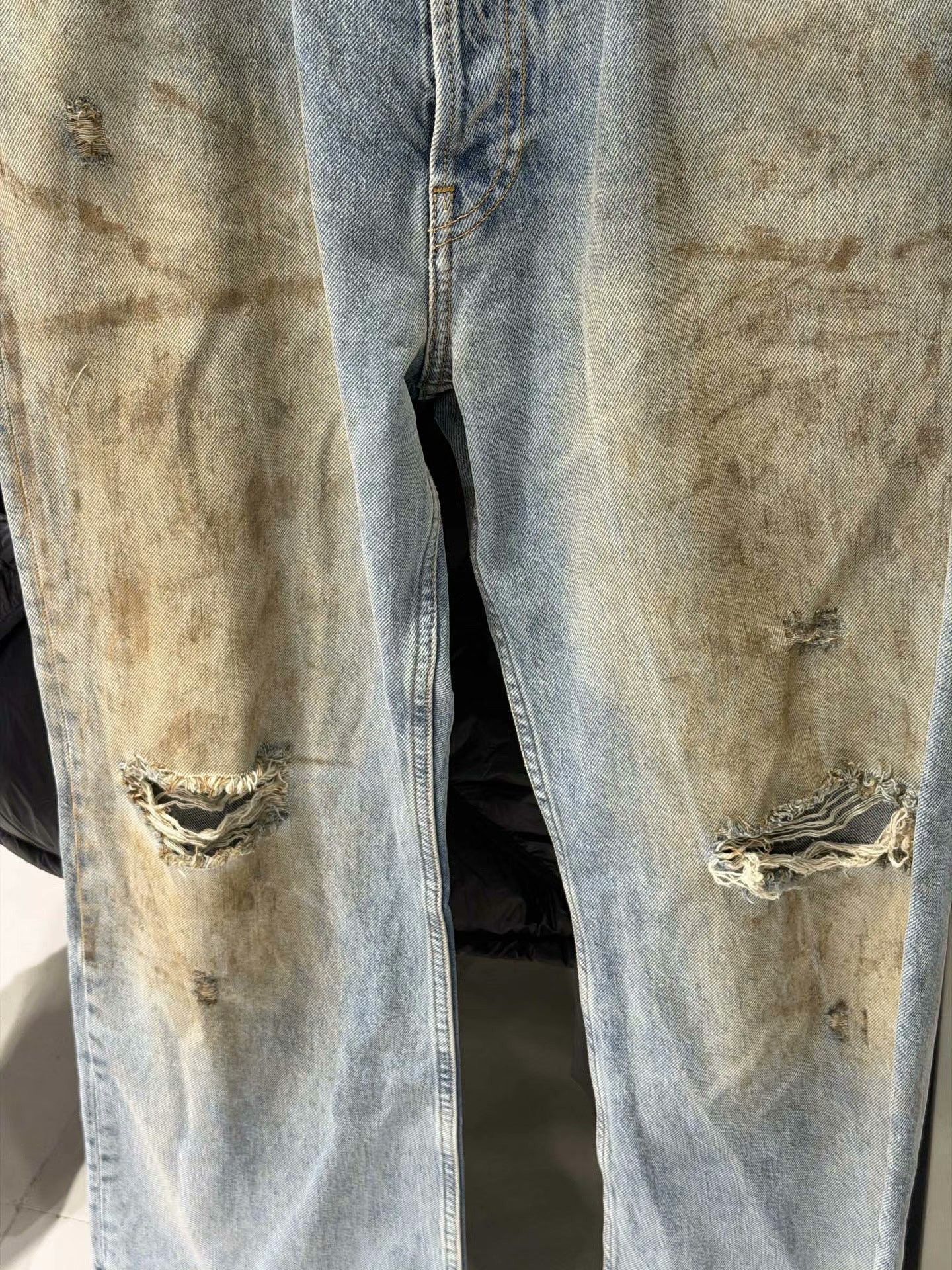 Acne Studios Acne Studios Penicillin Distressed Denim Jeans Size 32 Size US 32 / EU 48 - 4 Thumbnail