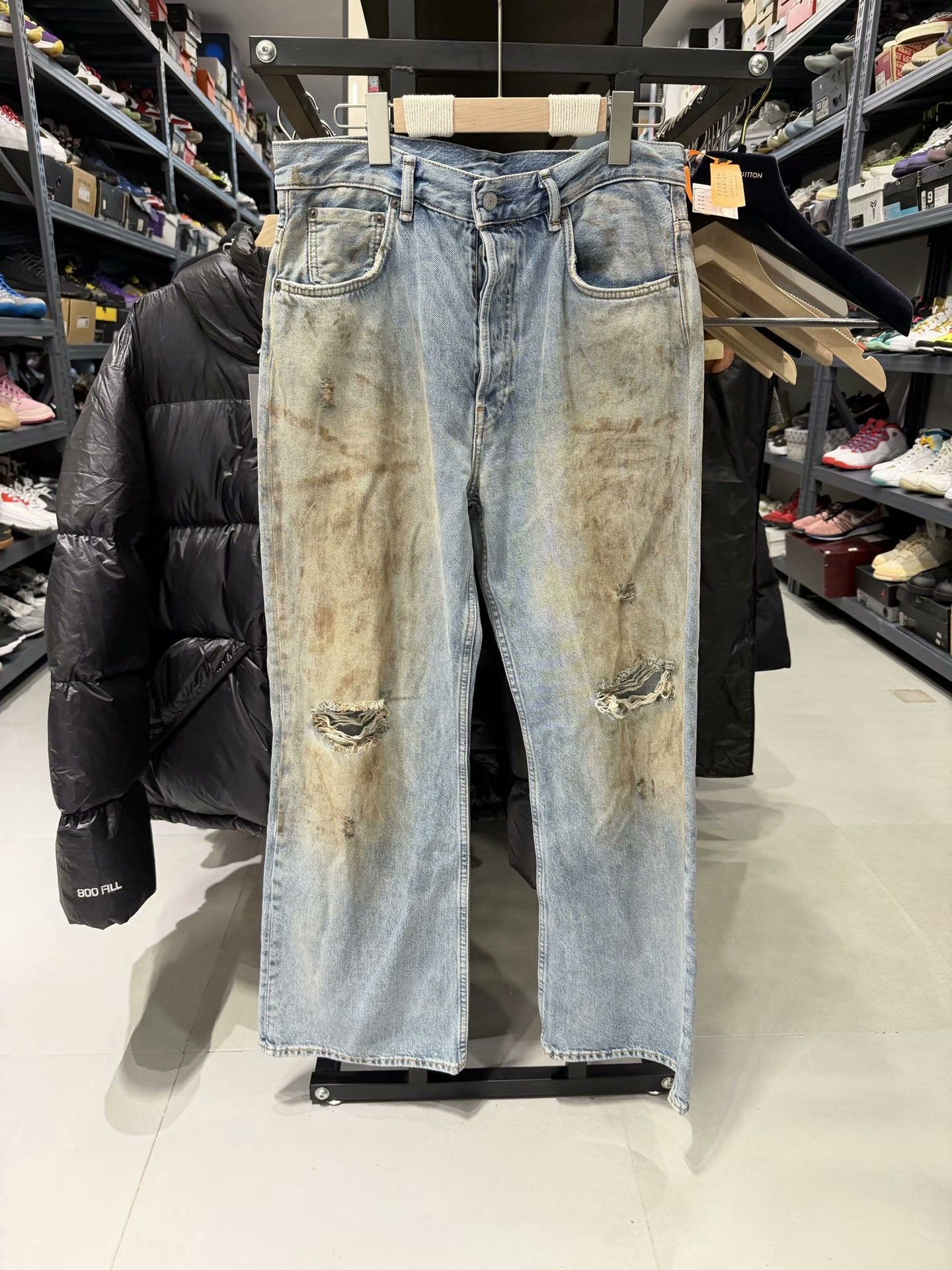 Acne Studios Acne Studios Penicillin Distressed Denim Jeans Size 32 Size US 32 / EU 48 - 2 Thumbnail