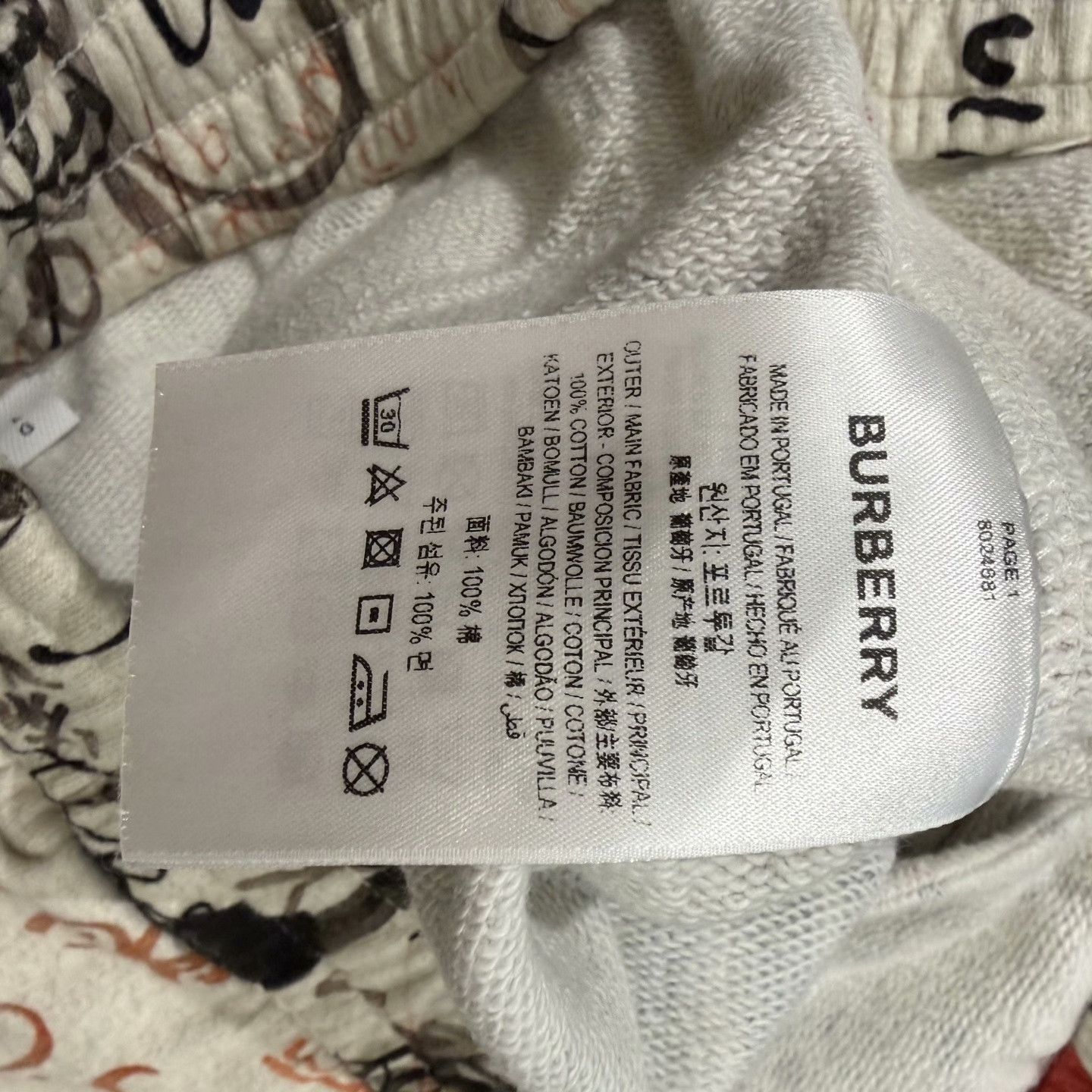 Burberry Burberry Graffiti Print Sweatpants Size L Size US 34 / EU 50 - 6 Thumbnail