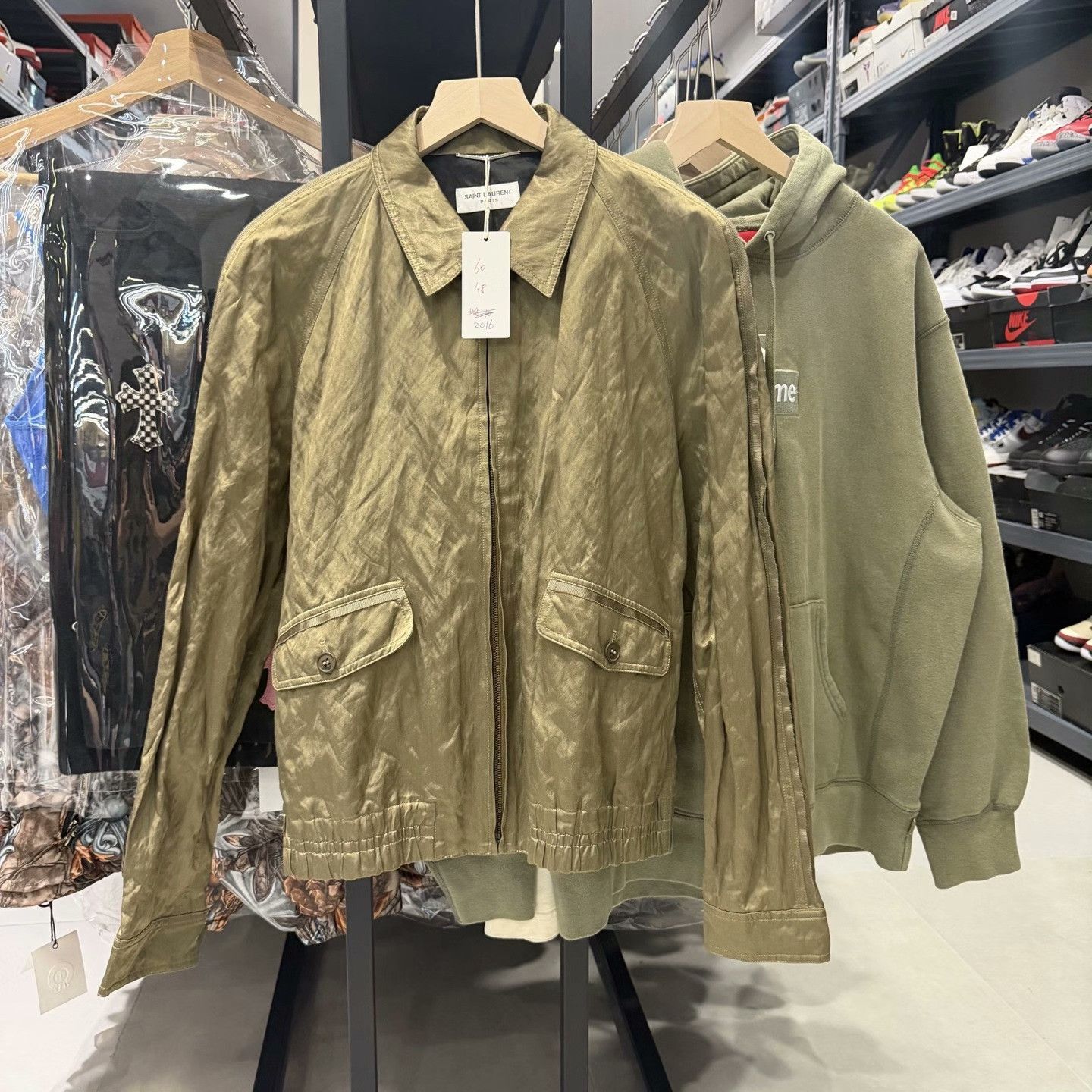 Saint Laurent Paris Saint Laurent Metallic Light Jacket Size M Size US M / EU 48-50 / 2 - 2 Thumbnail