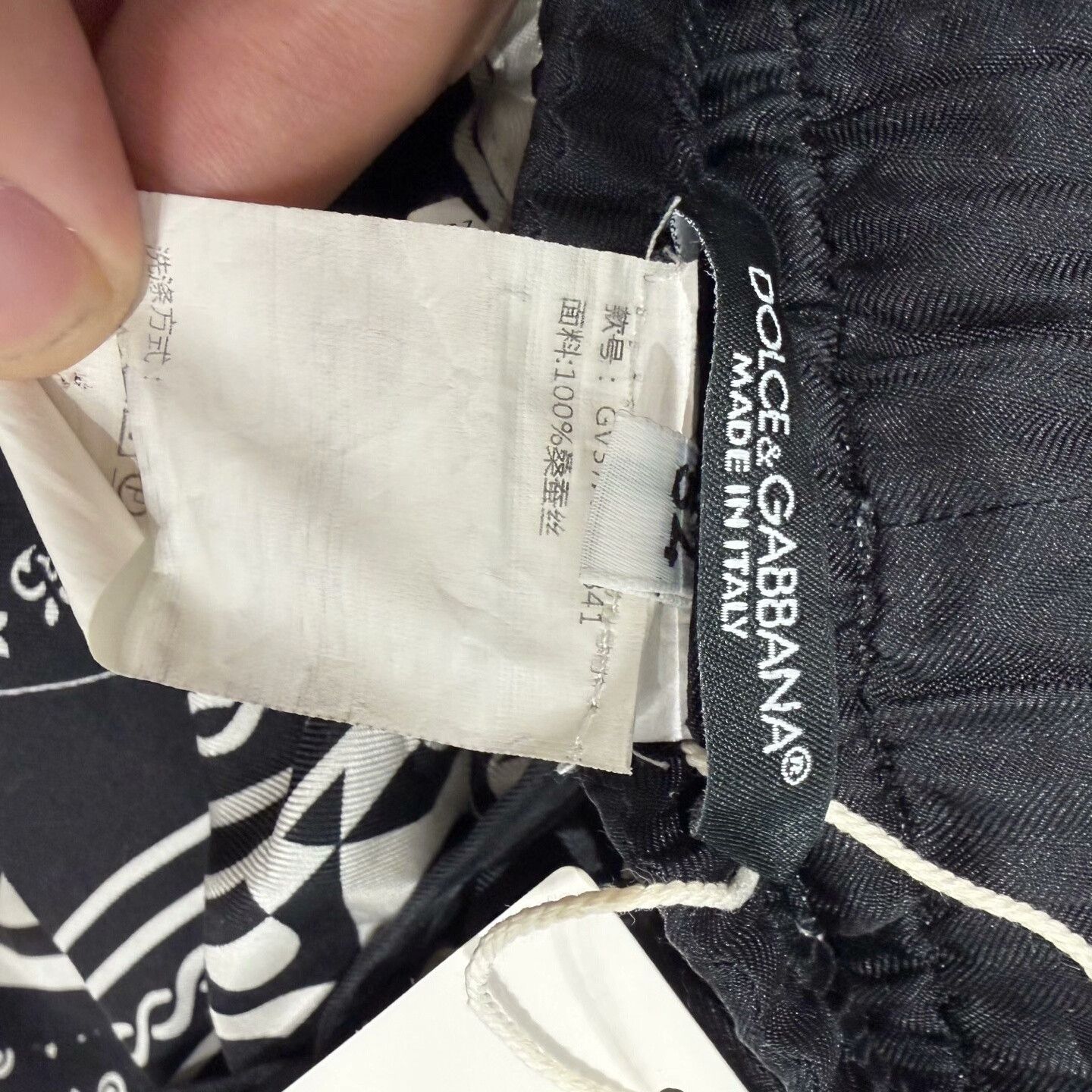 Dolce & Gabbana Dolce & Gabbana Patterned Silk Shorts Size 54 Size US 38 / EU 54 - 4 Thumbnail