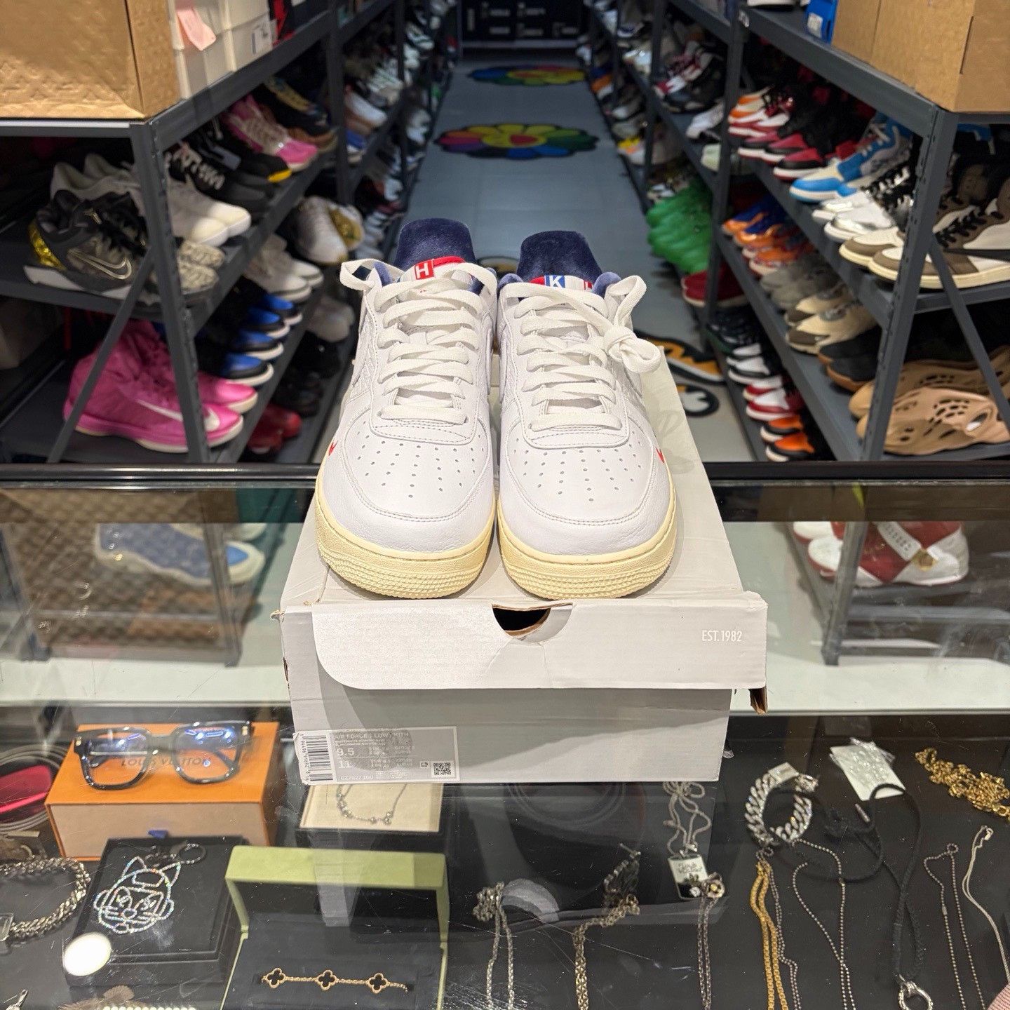 Kith × Nike Kith x Nike Air Force 1 Paris Sneakers Size 9.5 Size US 9.5 / EU 42-43 - 3 Thumbnail