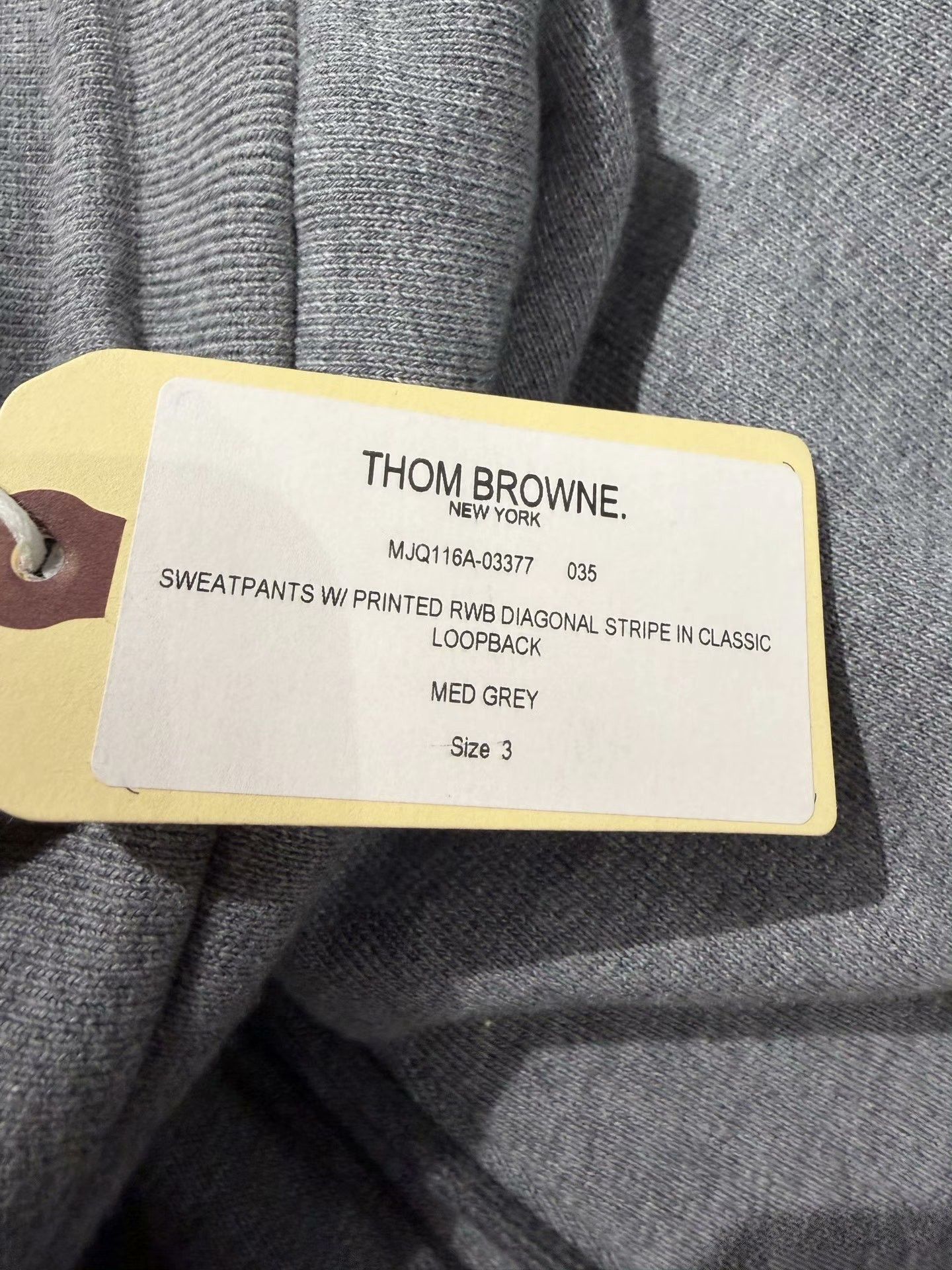Thom Browne Thom Browne Printed Stripe Sweatpants Size 3 Size US 34 / EU 50 - 6 Thumbnail