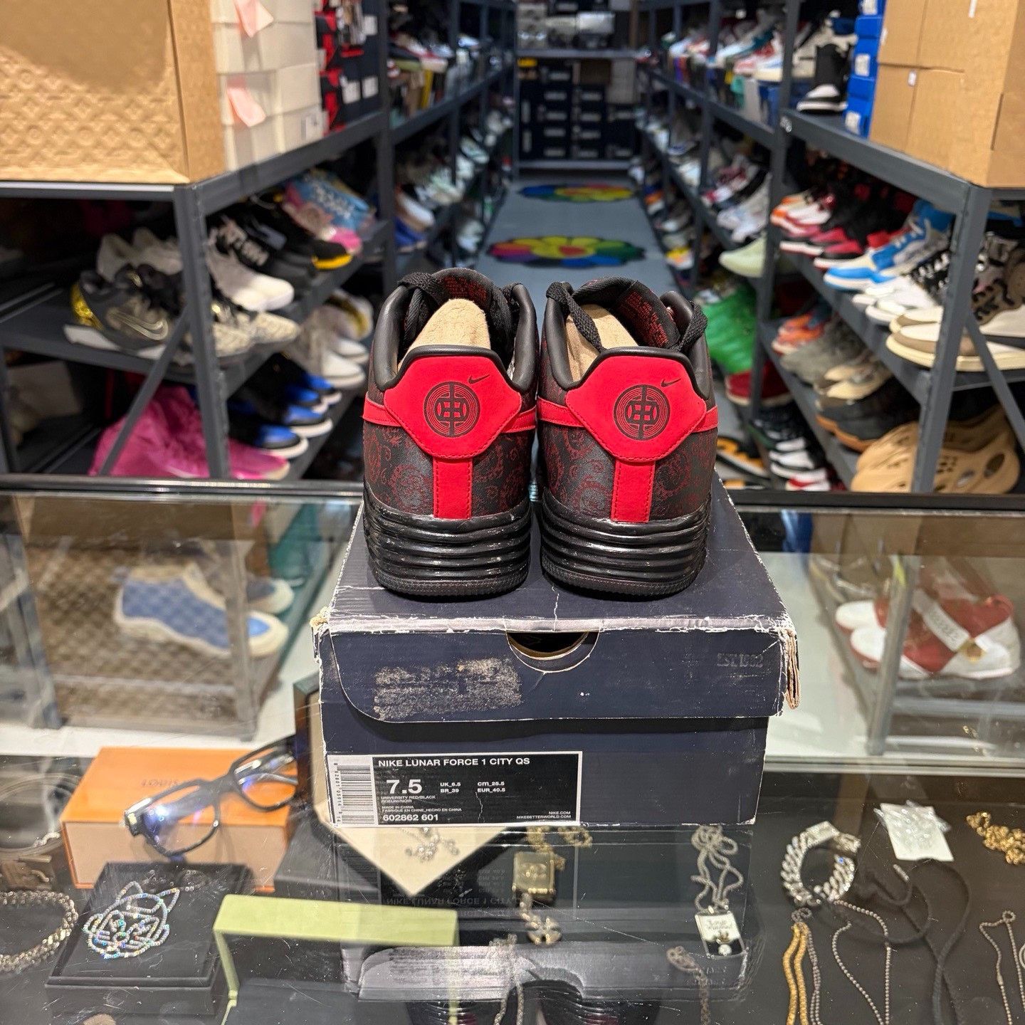 Nike Nike Lunar Force 1 Shanghai QS Low-Top Sneakers Size 7.5 Size US 7.5 / EU 40-41 - 4 Thumbnail