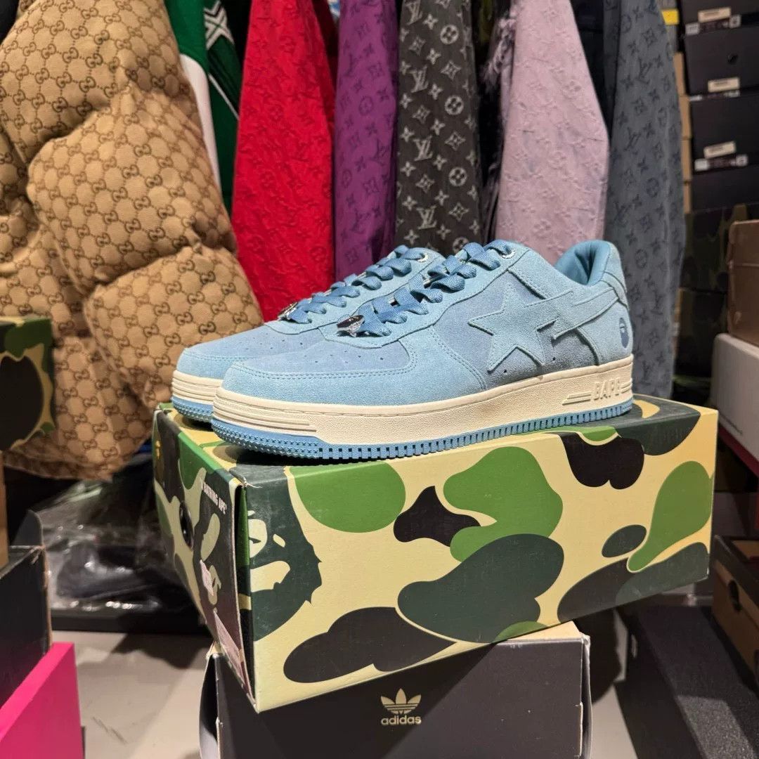 Bape BAPE Bape Sta Suede Low-Top Sneakers US 12 Size US 12 / EU 45 - 6 Thumbnail