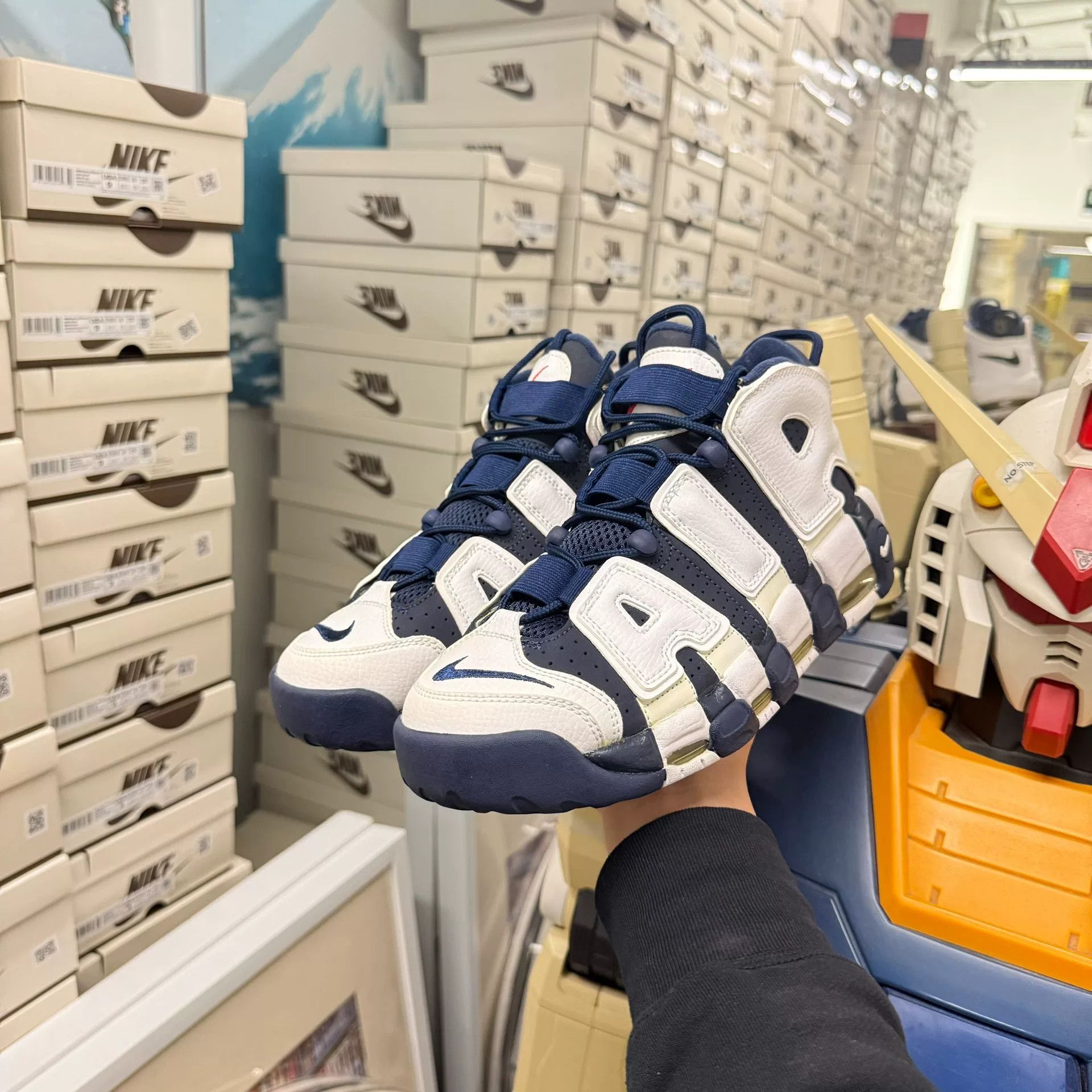 Nike Nike Air More Uptempo Olympics Navy Hi-Top Sneakers US 8 Size US 8 / EU 41 - 2 Thumbnail