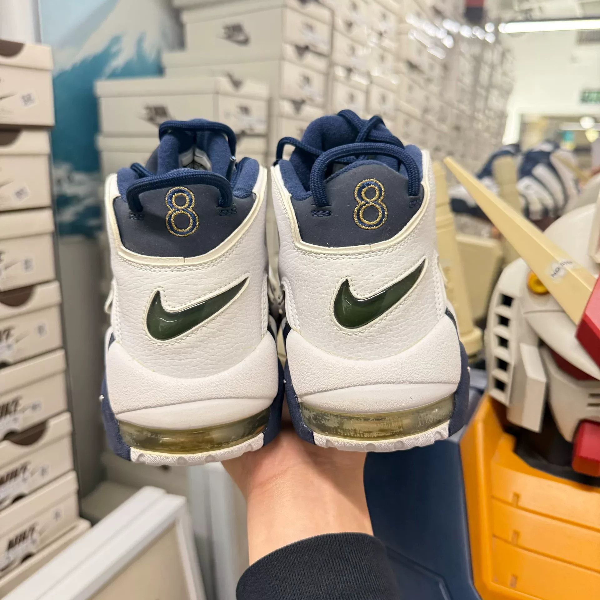 Nike Nike Air More Uptempo Olympics Navy Hi-Top Sneakers US 8 Size US 8 / EU 41 - 4 Thumbnail