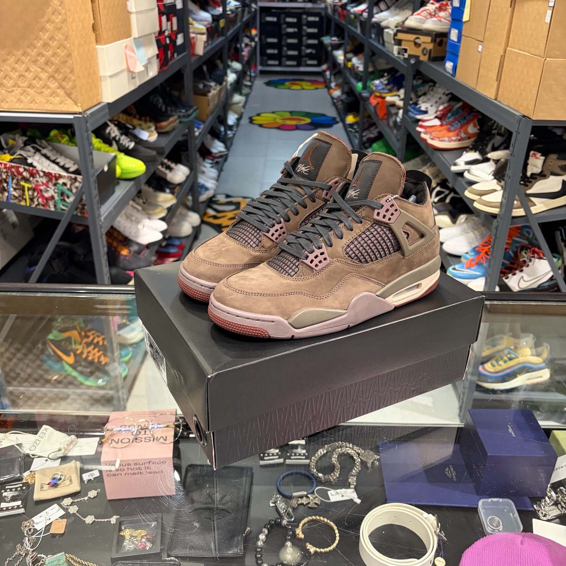 Jordan Brand Jordan x A Ma Maniére Air Jordan 4 Retro Size 9 Size US 9 / EU 42 - 2 Thumbnail