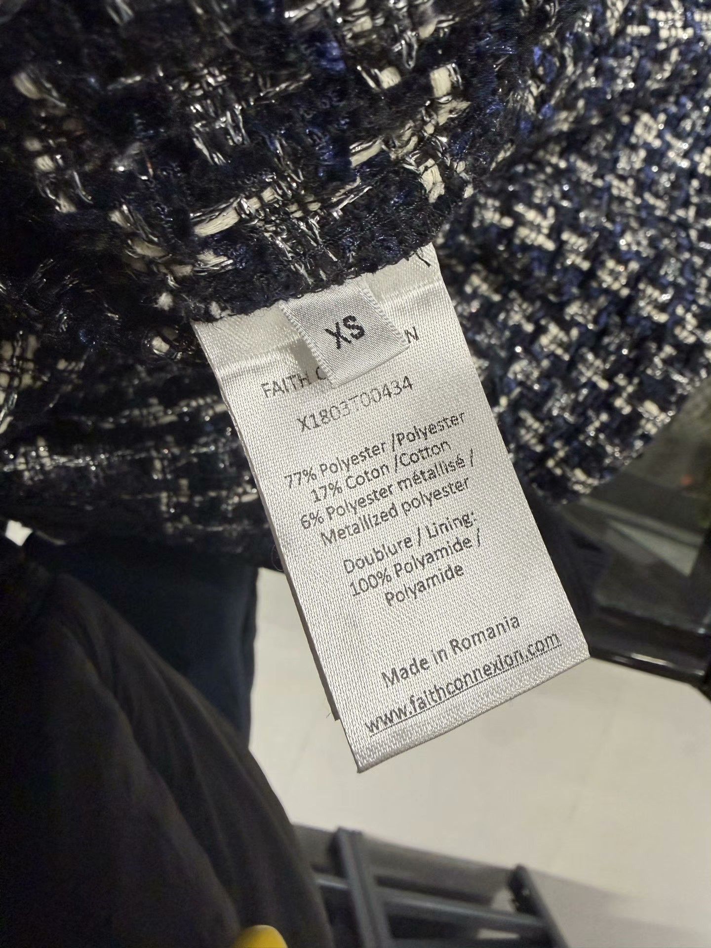 Faith Connexion Faith Connexion Tweed Overshirt Size XS Size US XS / EU 42 / 0 - 5 Thumbnail