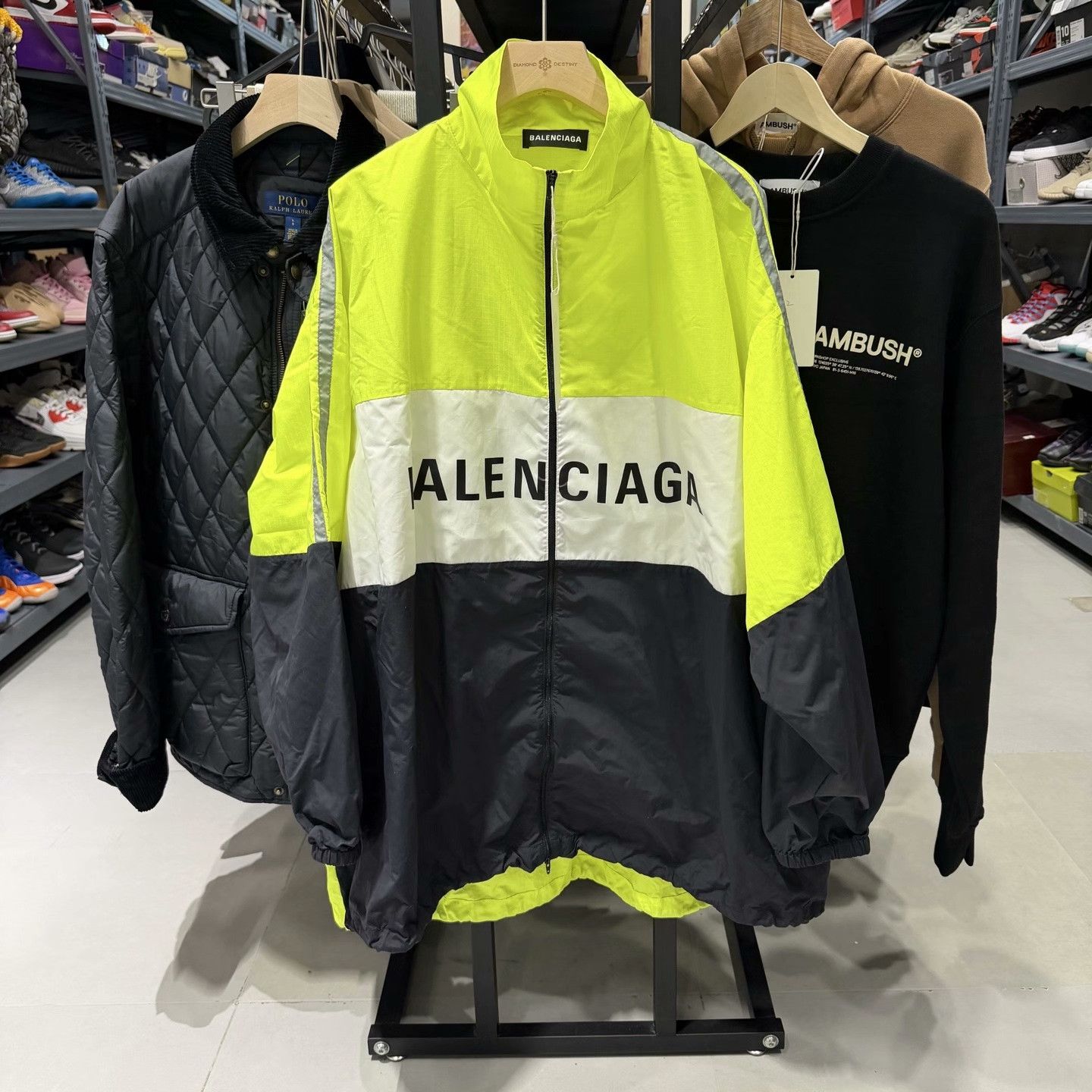 Balenciaga Balenciaga Neon Colorblock Windbreaker Size S Size US S / EU 44-46 / 1 - 2 Thumbnail