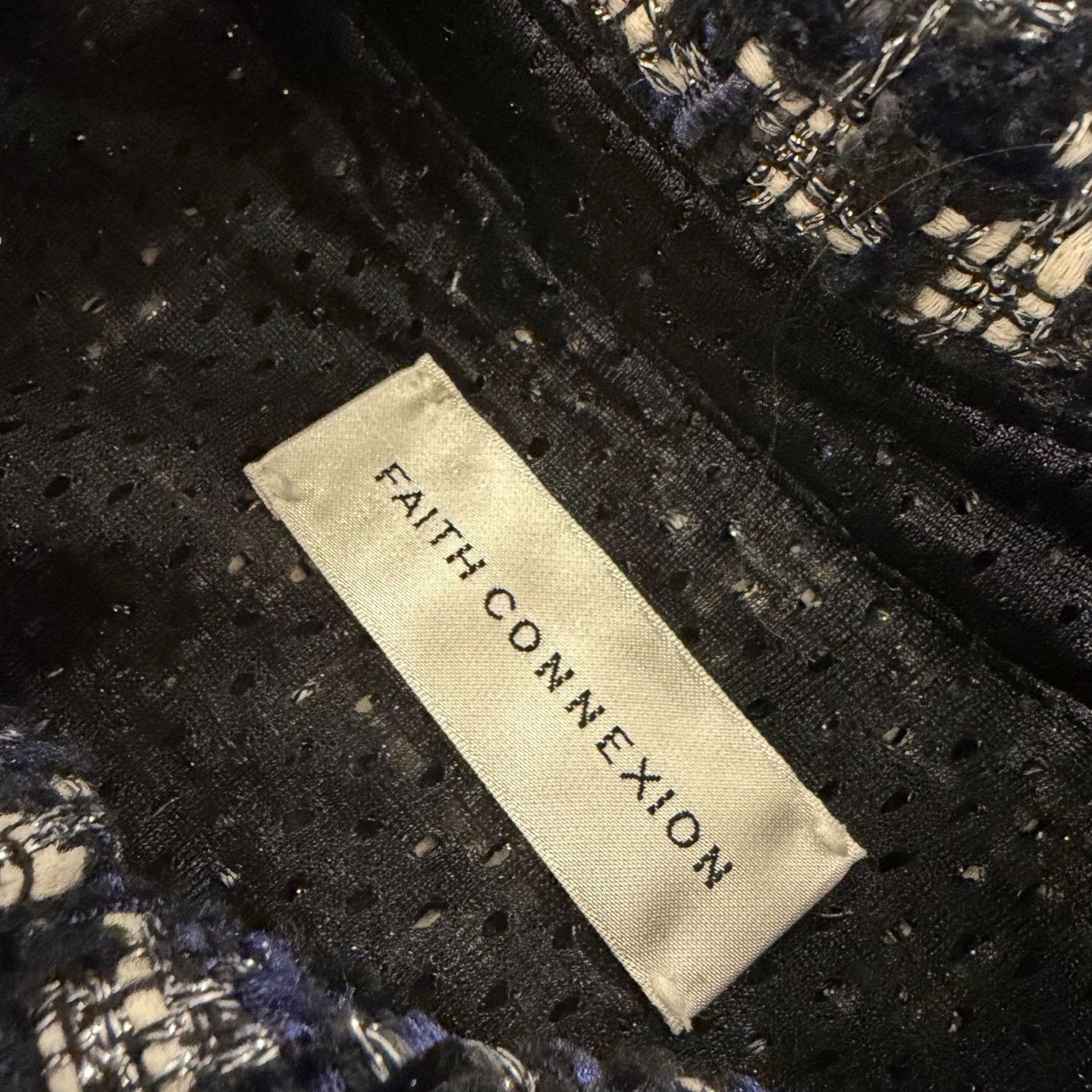 Faith Connexion Faith Connexion Tweed Shirt Size XS Size US XS / EU 42 / 0 - 6 Thumbnail