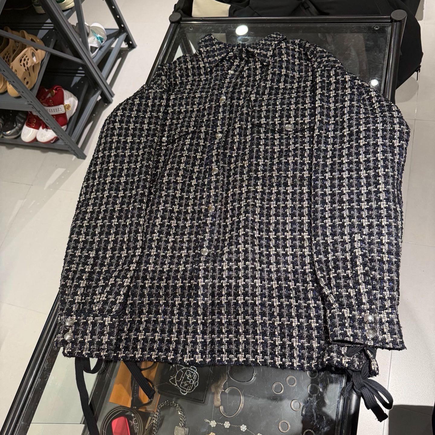 Faith Connexion Faith Connexion Tweed Shirt Size XS Size US XS / EU 42 / 0 - 8 Thumbnail
