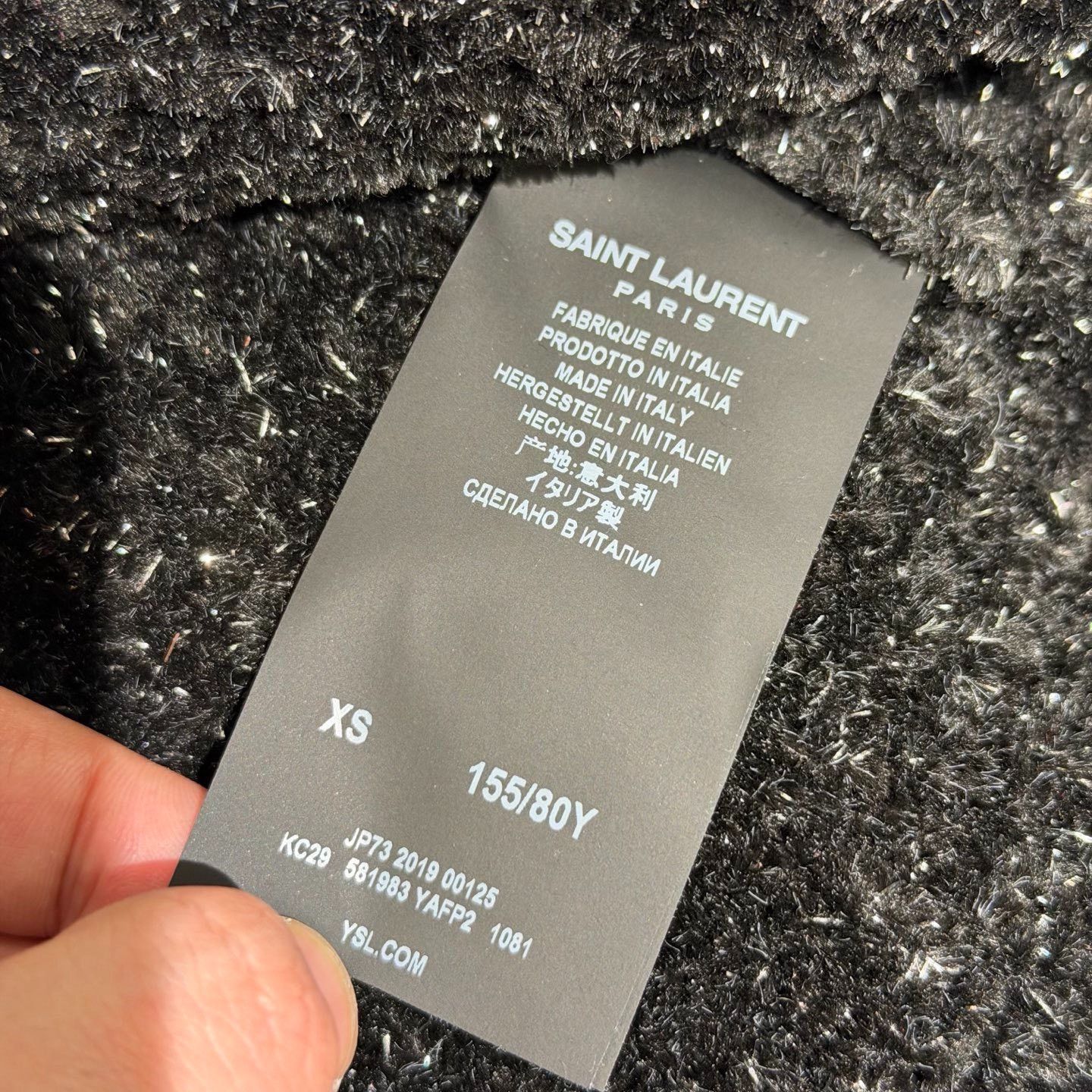 Saint Laurent Paris Saint Laurent Sparkle Knit Cardigan Size XS Size XS / US 0-2 / IT 36-38 - 6 Thumbnail