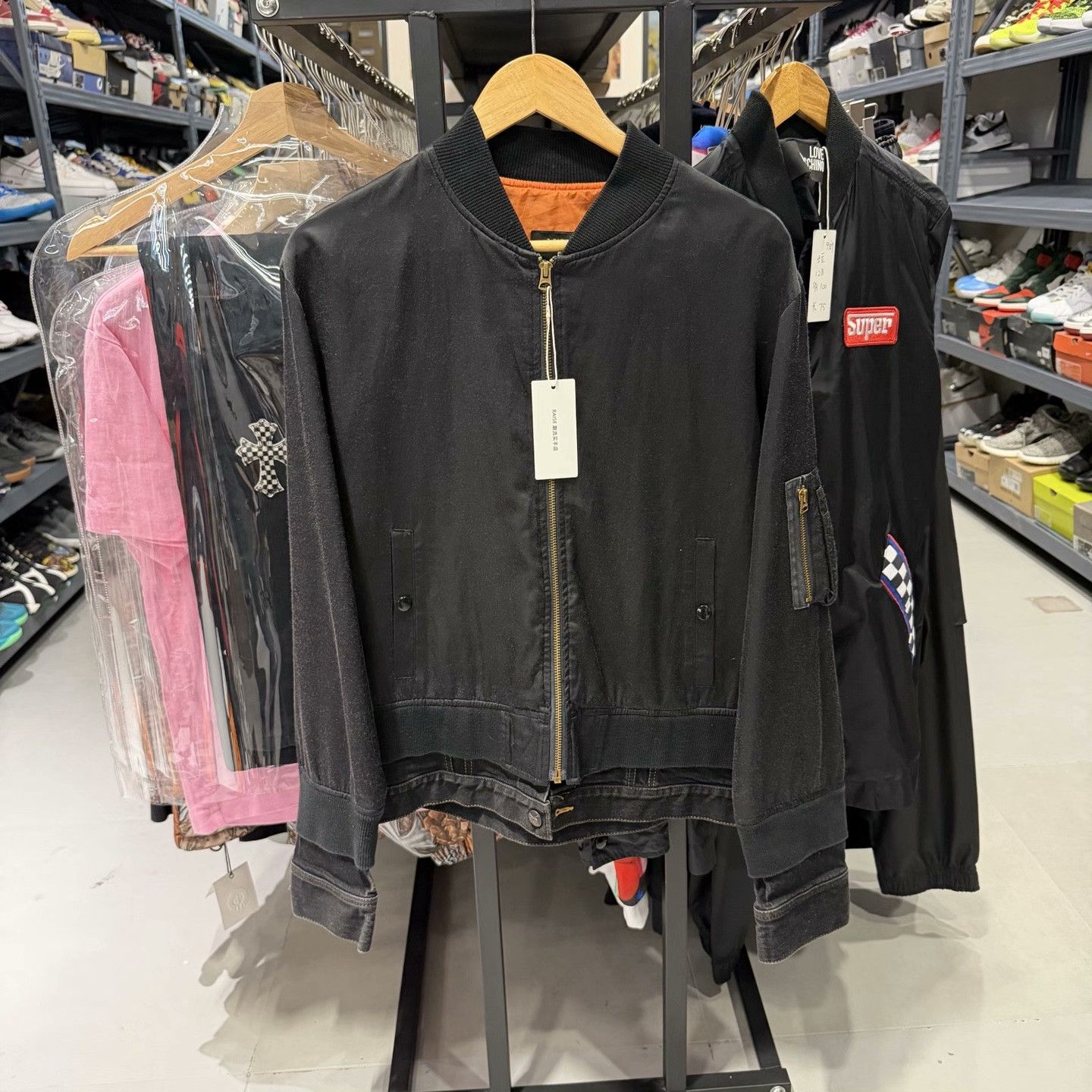 3.PARADIS × roarguns Roarguns x 3.PARADIS Rhinestone Bomber Jacket Size L Size US L / EU 52-54 / 3 - 2 Thumbnail