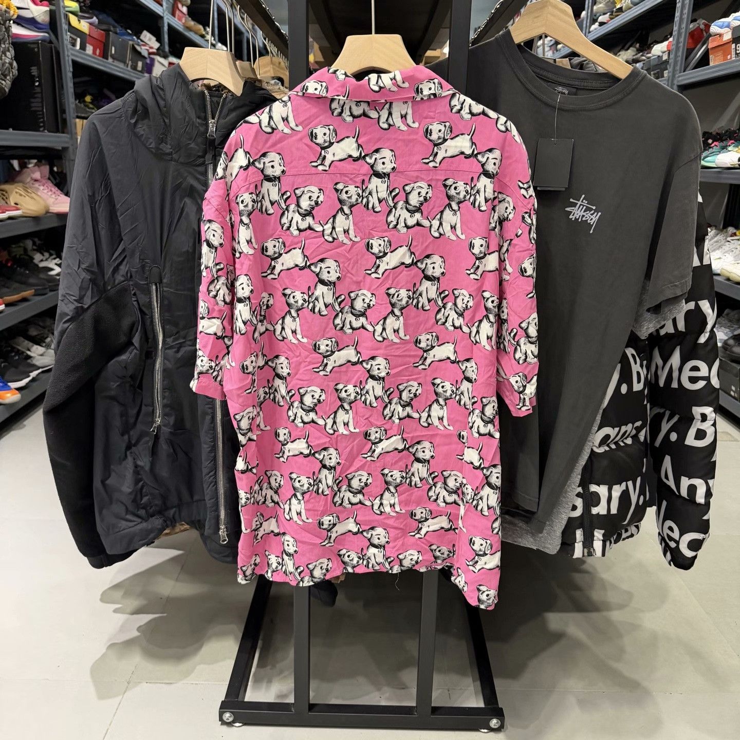 Celine Celine Pink Dog Print Button Up Size 38 Size S / US 4 / IT 40 - 3 Thumbnail