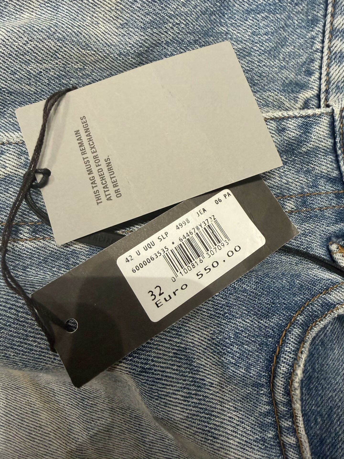 Balenciaga Balenciaga Distressed Denim Jeans Size 32 Size US 32 / EU 48 - 6 Thumbnail