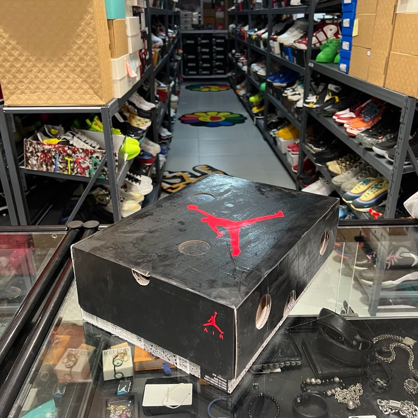 Nike Off-White x Nike Air Jordan 5 Sail Size 11 Size US 11 / EU 44 - 6 Thumbnail