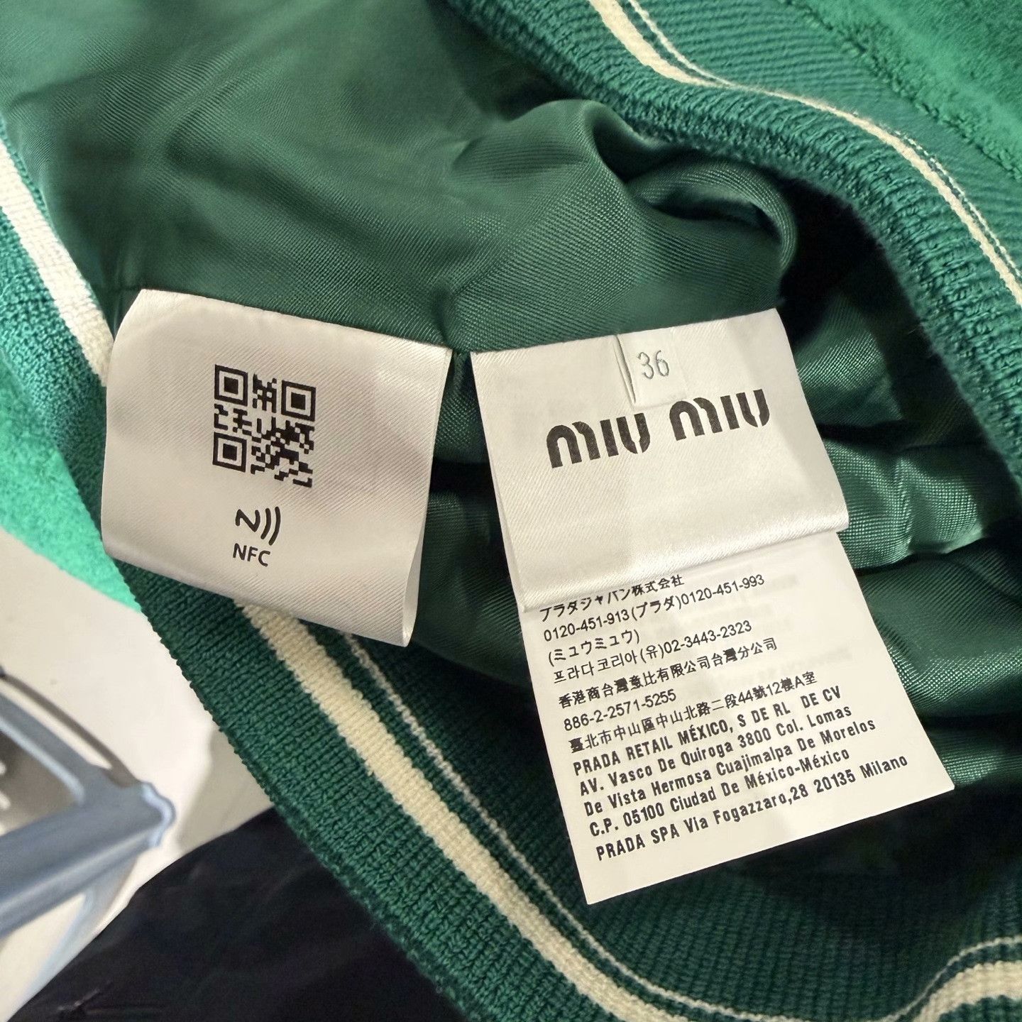 Miu Miu Miu Miu Terry Track Jacket Size 36 Size XS / US 0-2 / IT 36-38 - 4 Thumbnail