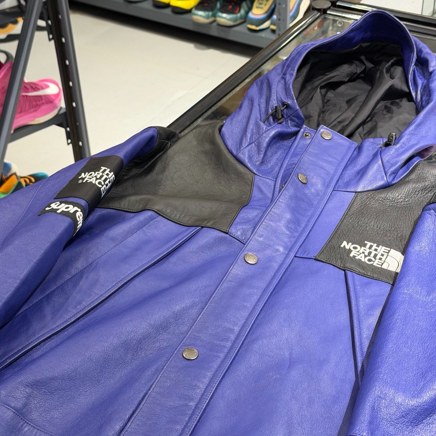 Supreme Supreme x The North Face Leather Mountain Parka Size L Size US L / EU 52-54 / 3 - 6 Thumbnail