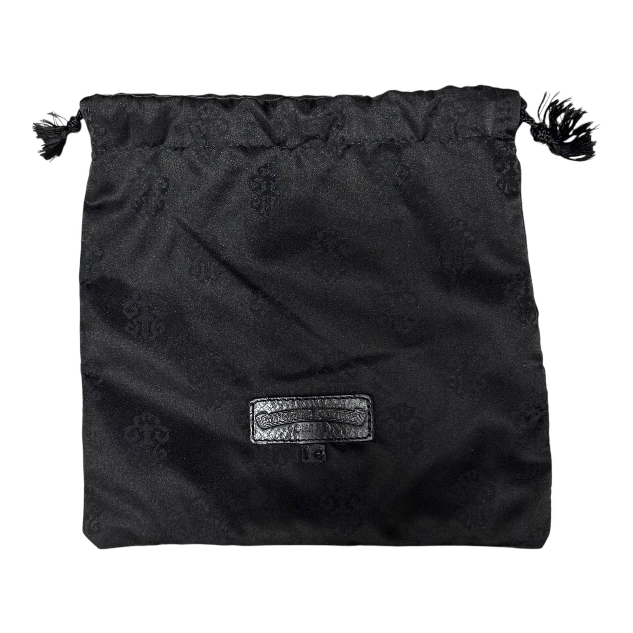 Chrome Hearts Wristlet Leather Cross Patch Wallet Black Size ONE SIZE - 8 Thumbnail