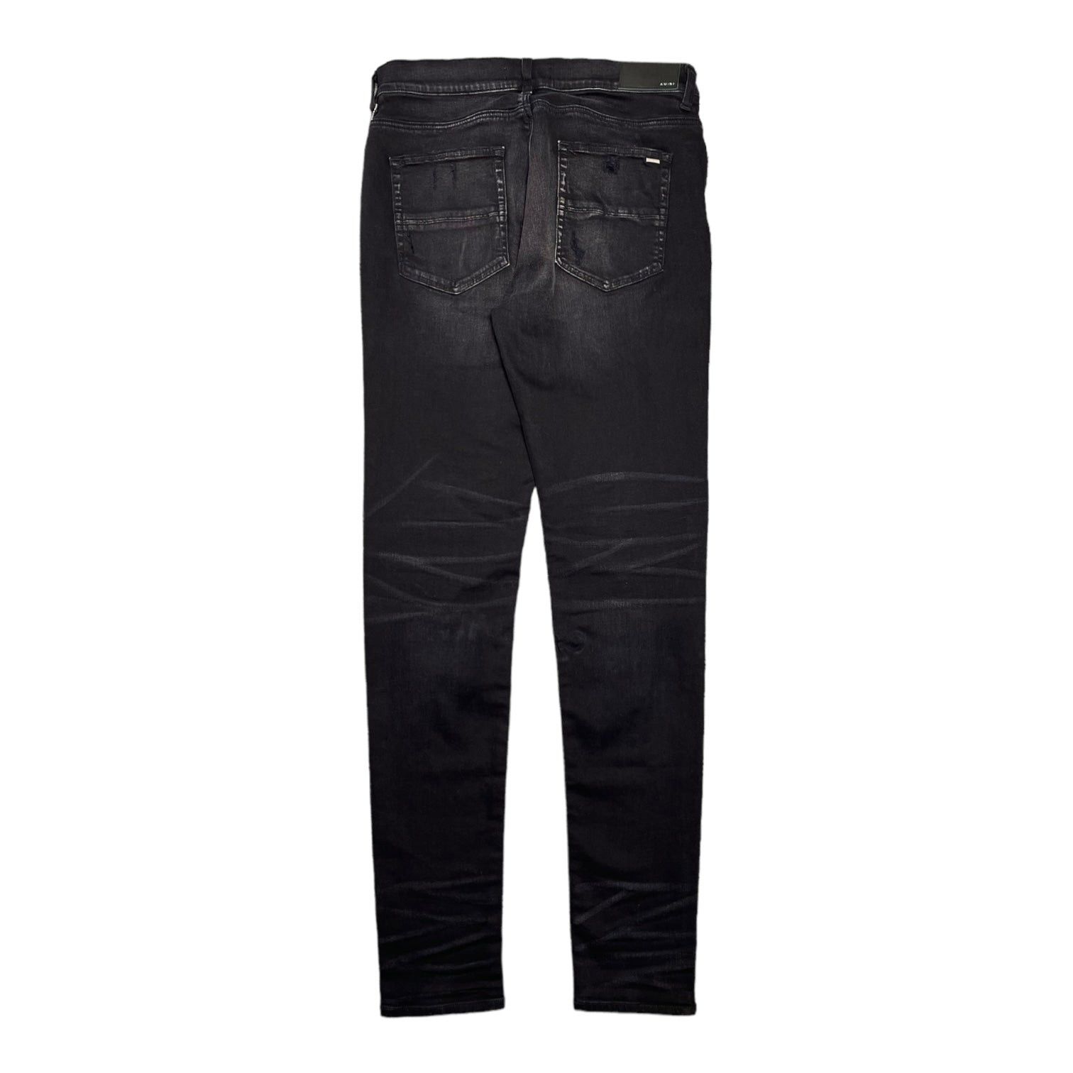 Amiri Amiri MX1 Ultra Suede Patch Jeans Aged Black Red Size US 38 / EU 54 - 2 Thumbnail