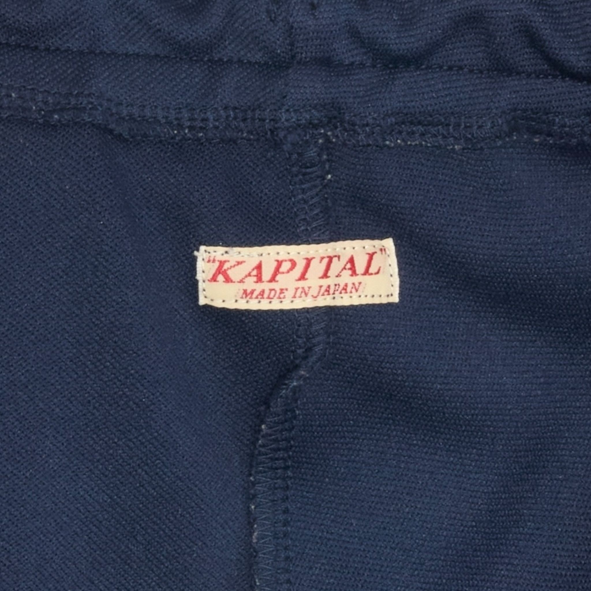 Kapital Jersey Kochi Track Pants Navy Blue Zephyr Size US 36 / EU 52 - 2 Thumbnail