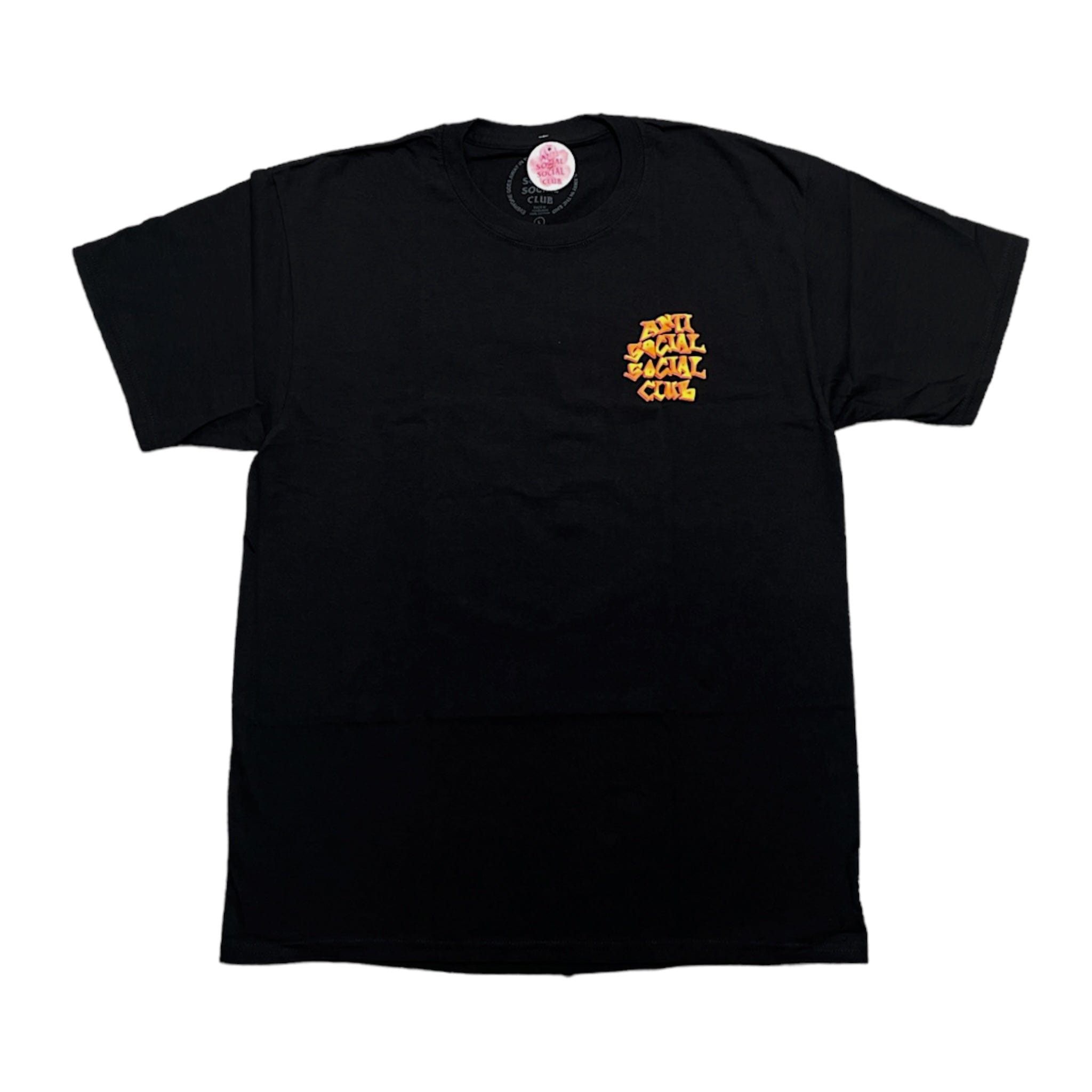 Anti Social Social Club Low Brow Logo Short Sleeve Tee Shirt Black Orange Multi Size US M / EU 48-50 / 2 - 2 Thumbnail