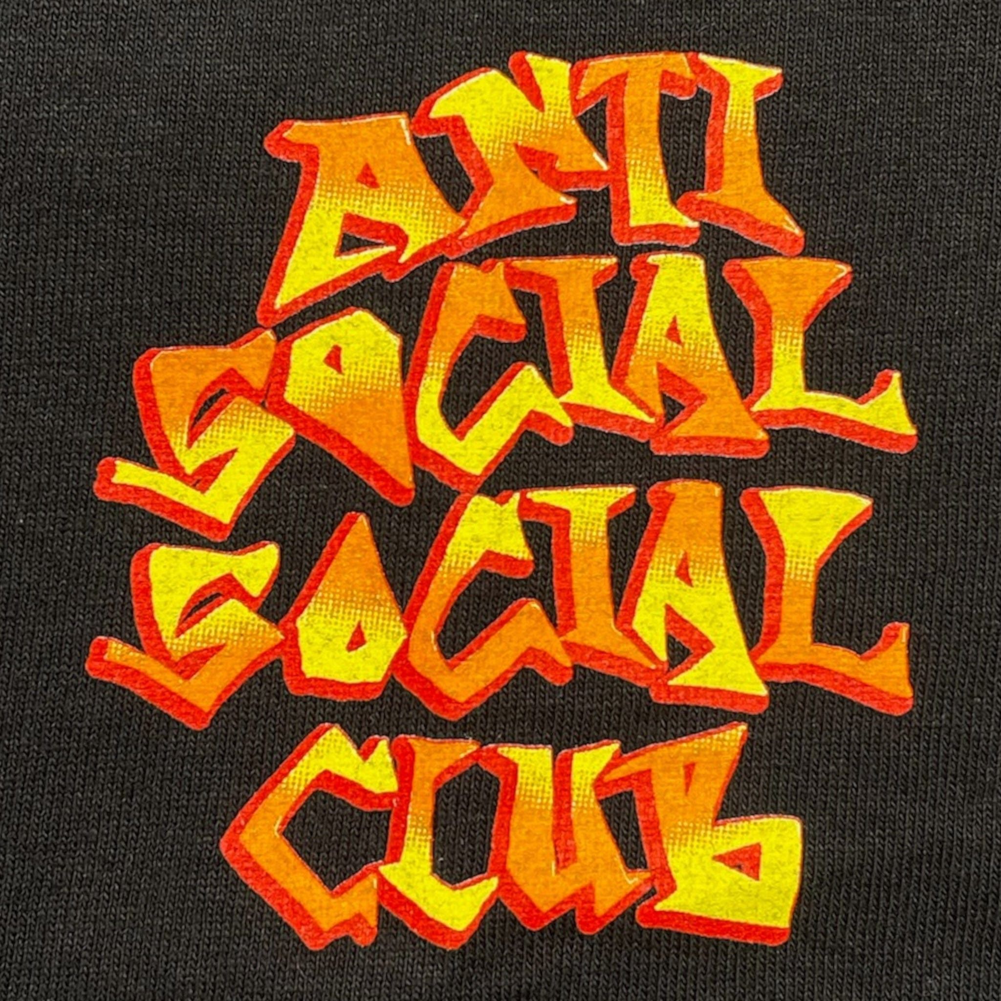 Anti Social Social Club Low Brow Logo Short Sleeve Tee Shirt Black Orange Multi Size US M / EU 48-50 / 2 - 3 Thumbnail
