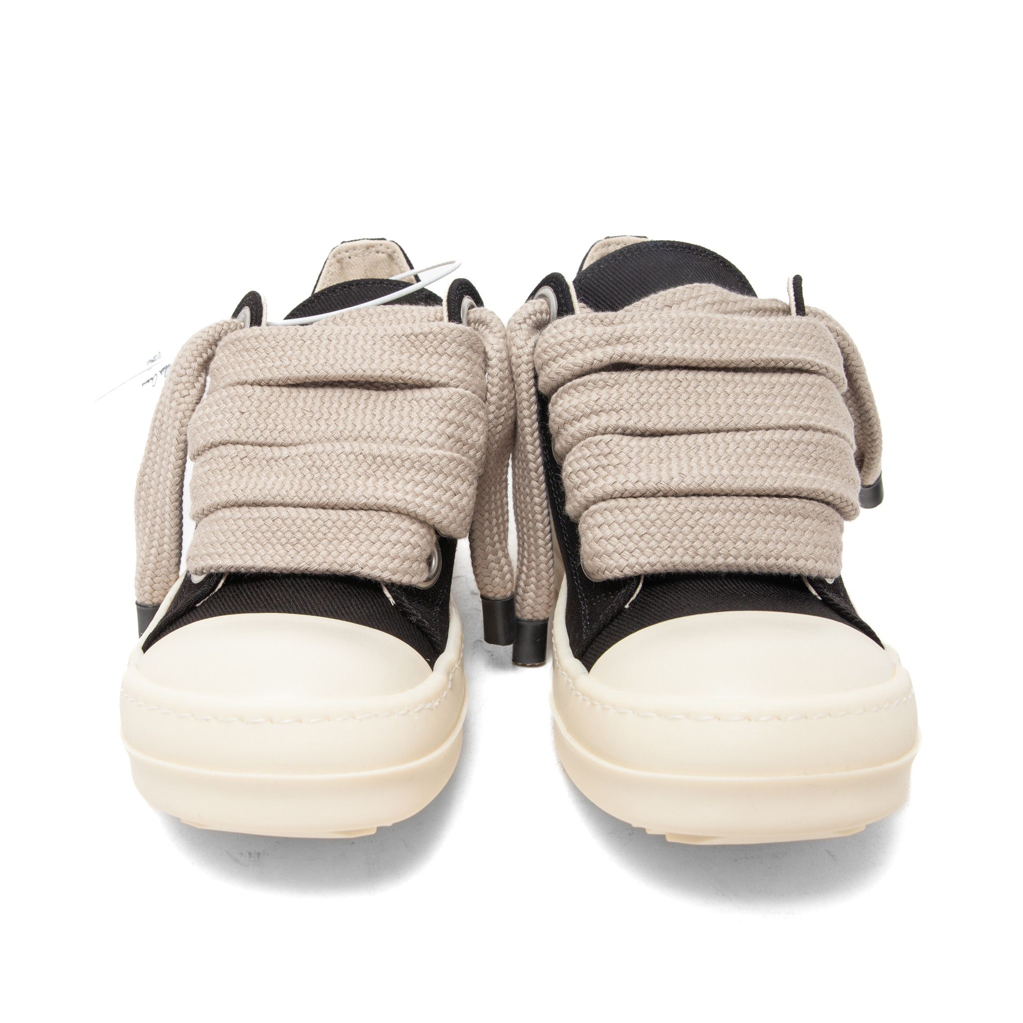 Rick Owens DRKSHDW Concordians Jumbo Lace Sneaker Low Black Milk (W) Size US 7 / IT 37 - 8 Thumbnail