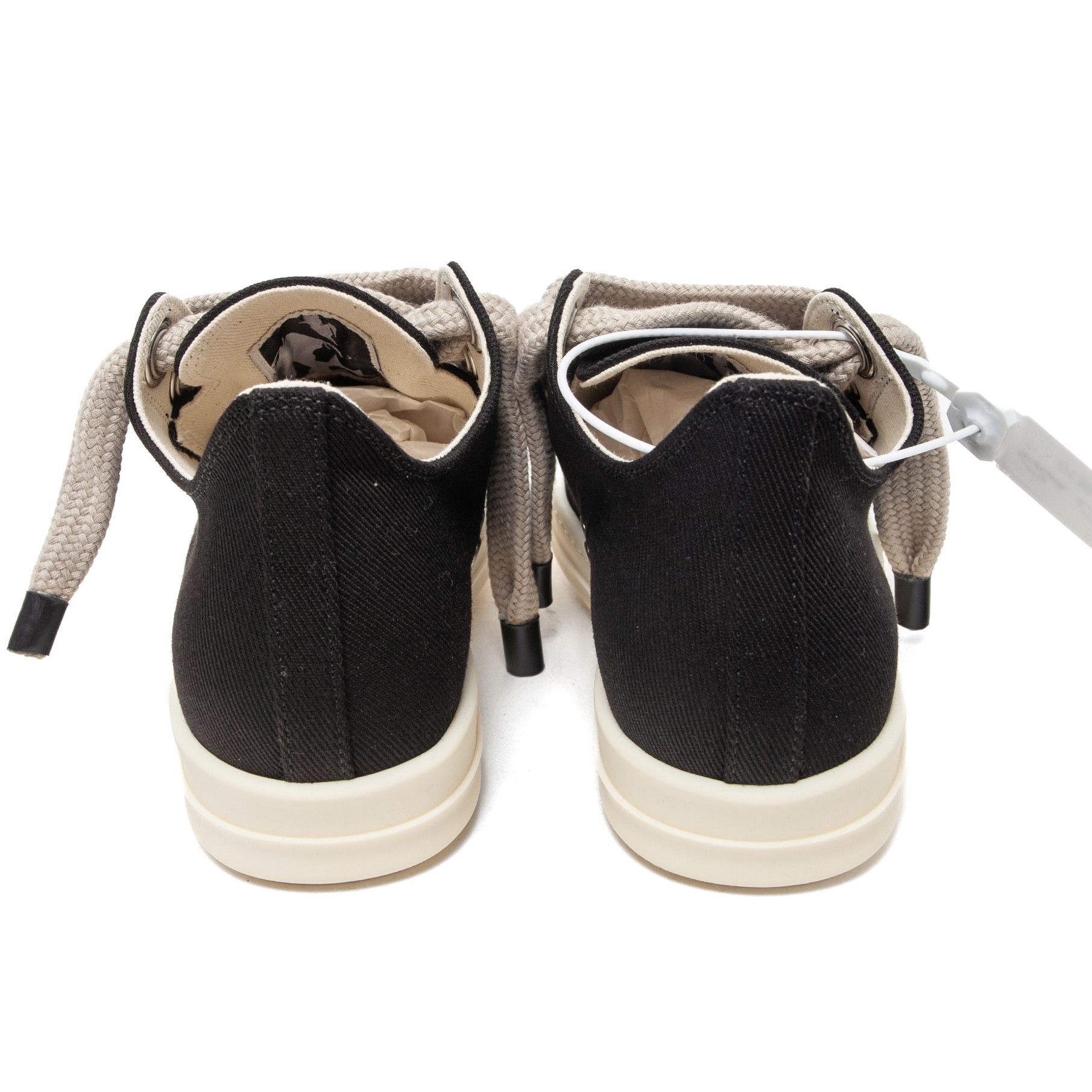 Rick Owens DRKSHDW Concordians Jumbo Lace Sneaker Low Black Milk (W) Size US 7 / IT 37 - 5 Thumbnail