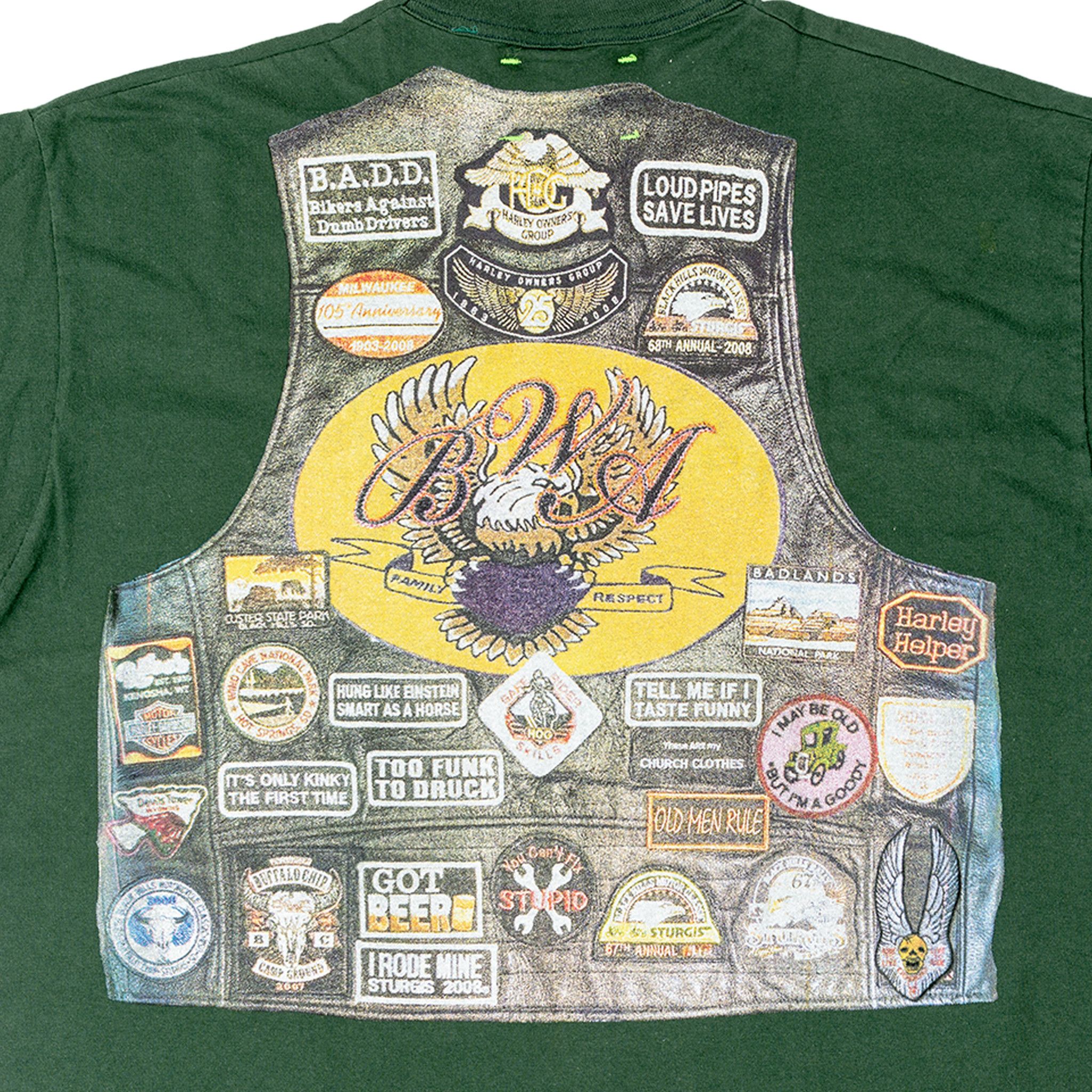 Better With Age Roadie Logo Short Sleeve Tee Shirt Green Multi Size US XL / EU 56 / 4 - 6 Thumbnail