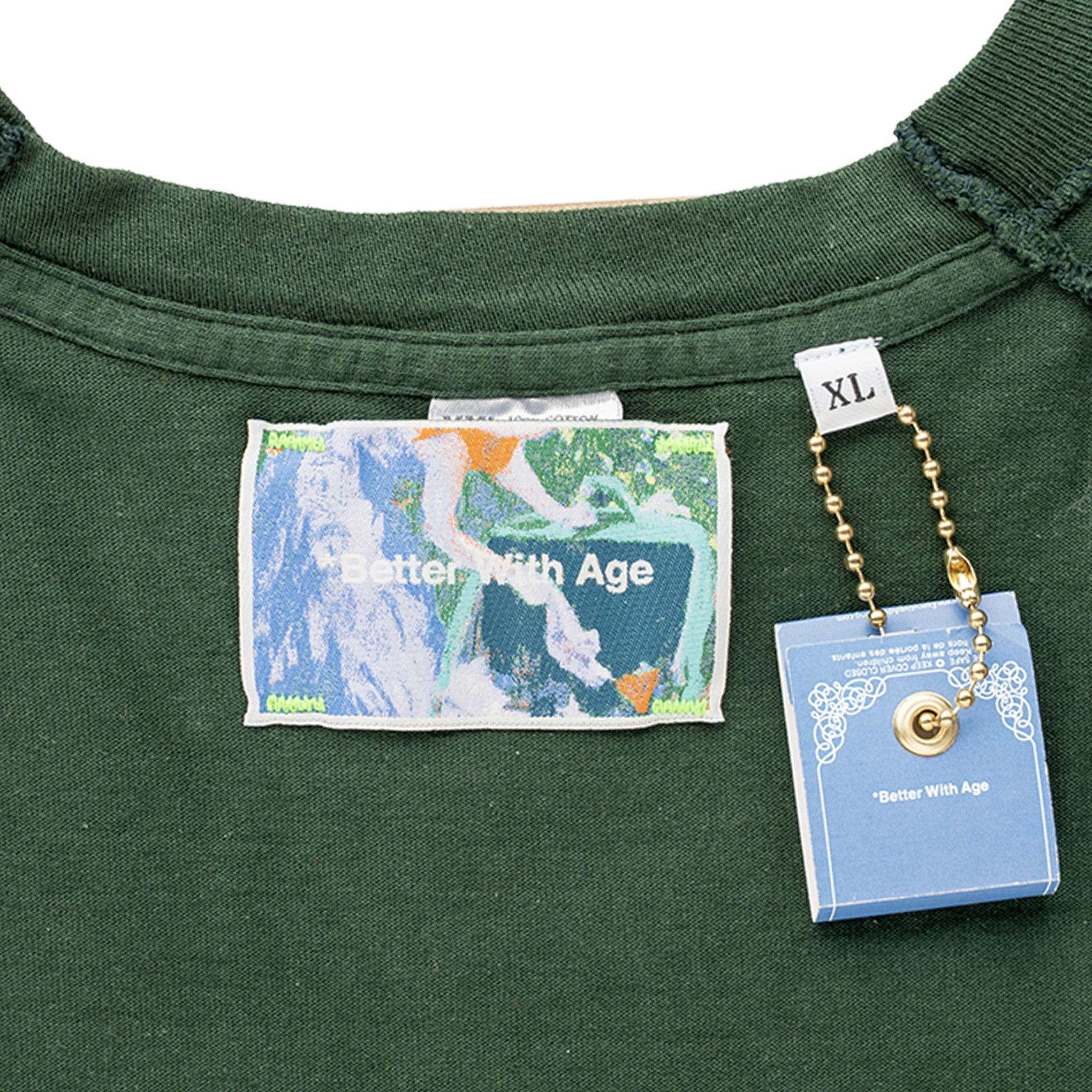 Better With Age Roadie Logo Short Sleeve Tee Shirt Green Multi Size US XL / EU 56 / 4 - 5 Thumbnail