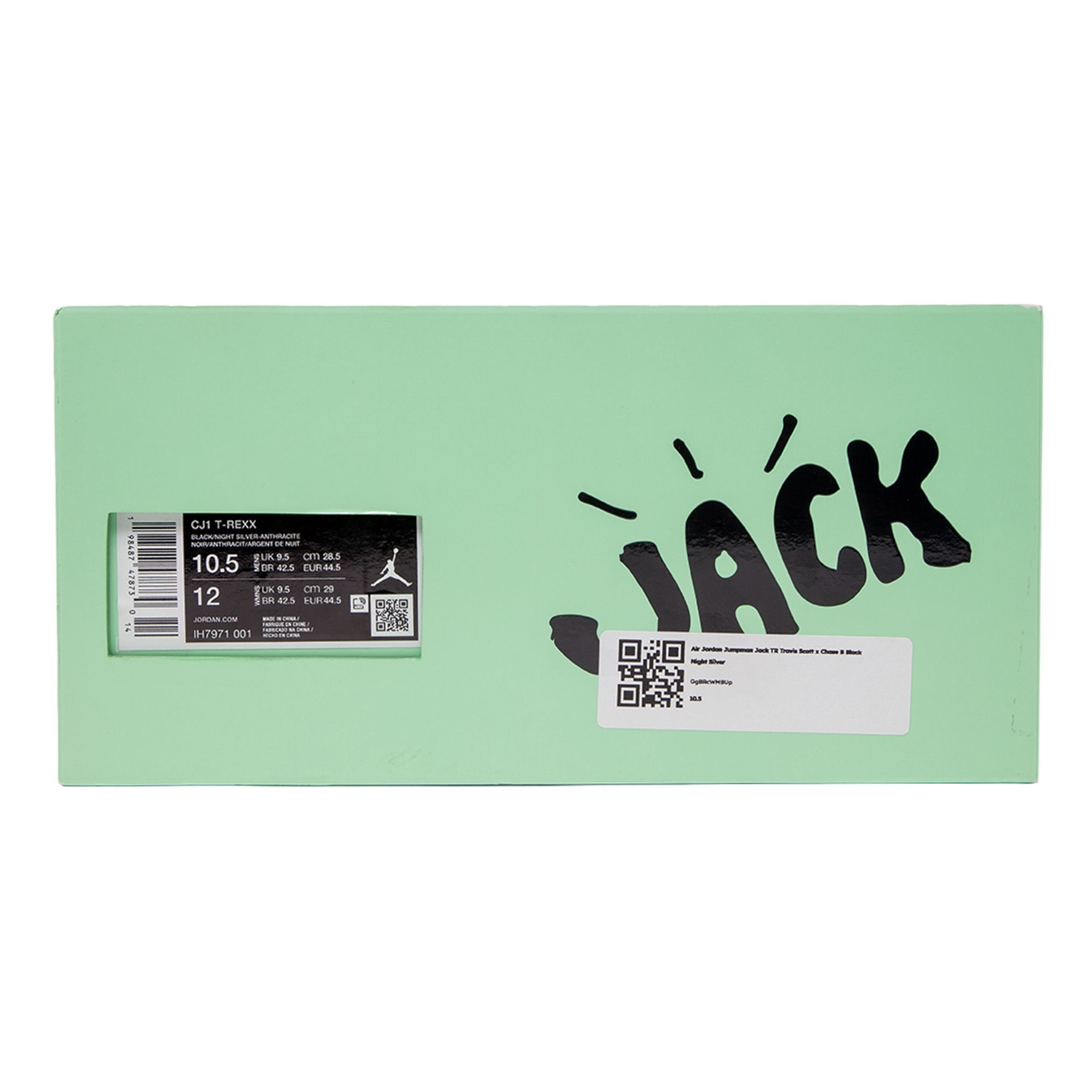 Nike Jumpman Jack TR Travis Scott x Chase B Black Night Silver Size US 10.5 / EU 43-44 - 10 Thumbnail